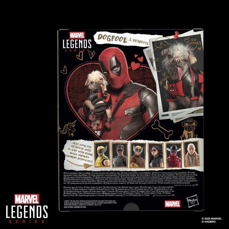 Deadpool & Wolverine Marvel Legends Deluxe Deadpool Action Figure with Dogpool - view 15