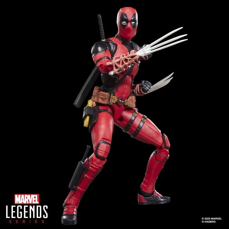 Deadpool & Wolverine Marvel Legends Deluxe Deadpool Action Figure with Dogpool - view 5