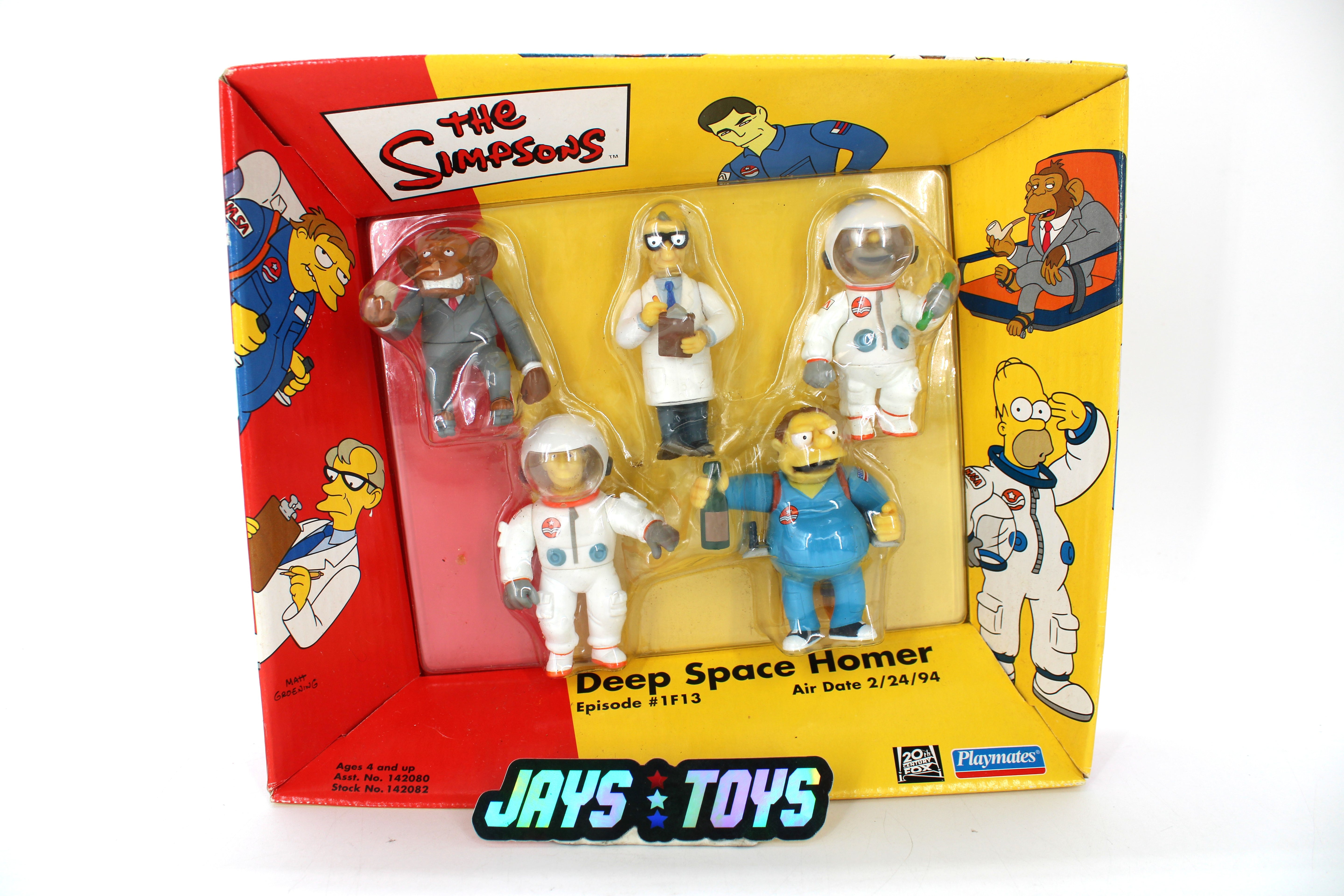 The Simpsons Deep Space Homer Action Figure Set (2002 Playmates Toys) product image