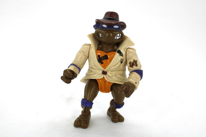 TMNT Don the Undercover Turtle Action Figure (1990 Playmates Toys) - view 2
