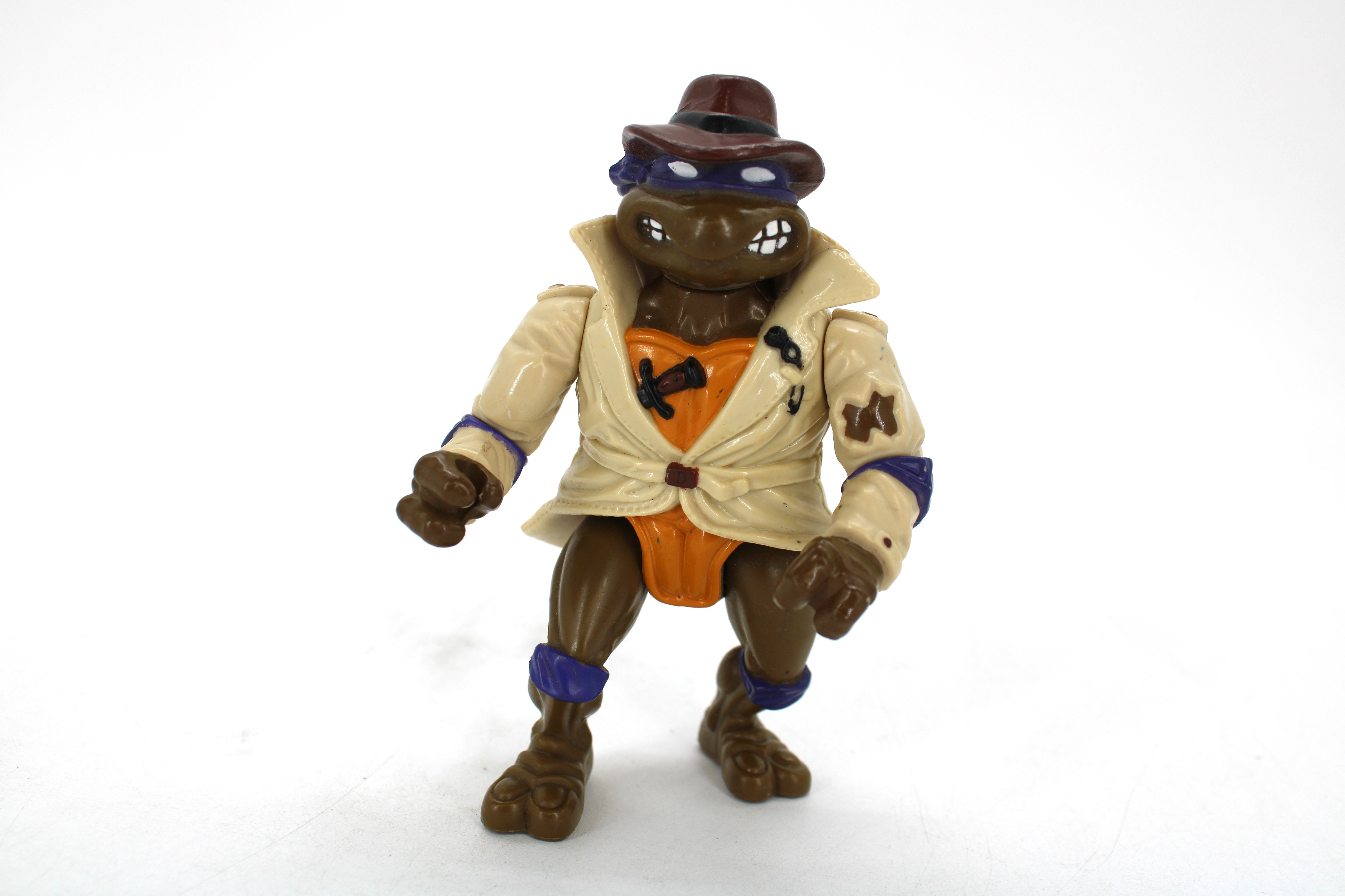 TMNT Don the Undercover Turtle Action Figure (1990 Playmates Toys) - view 2