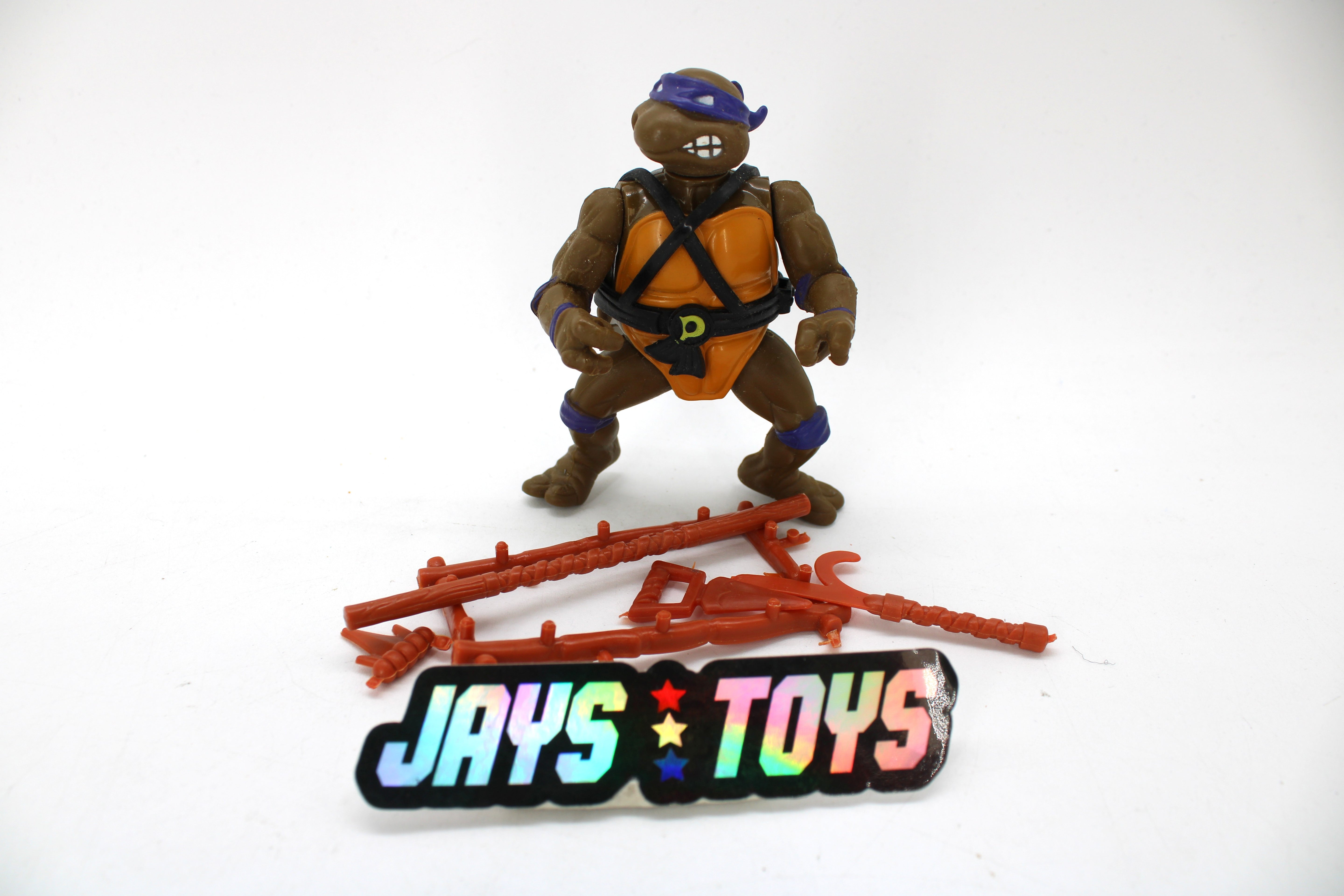TMNT Donatello Hard Head Action Figure (1988 Playmates Toys) product image