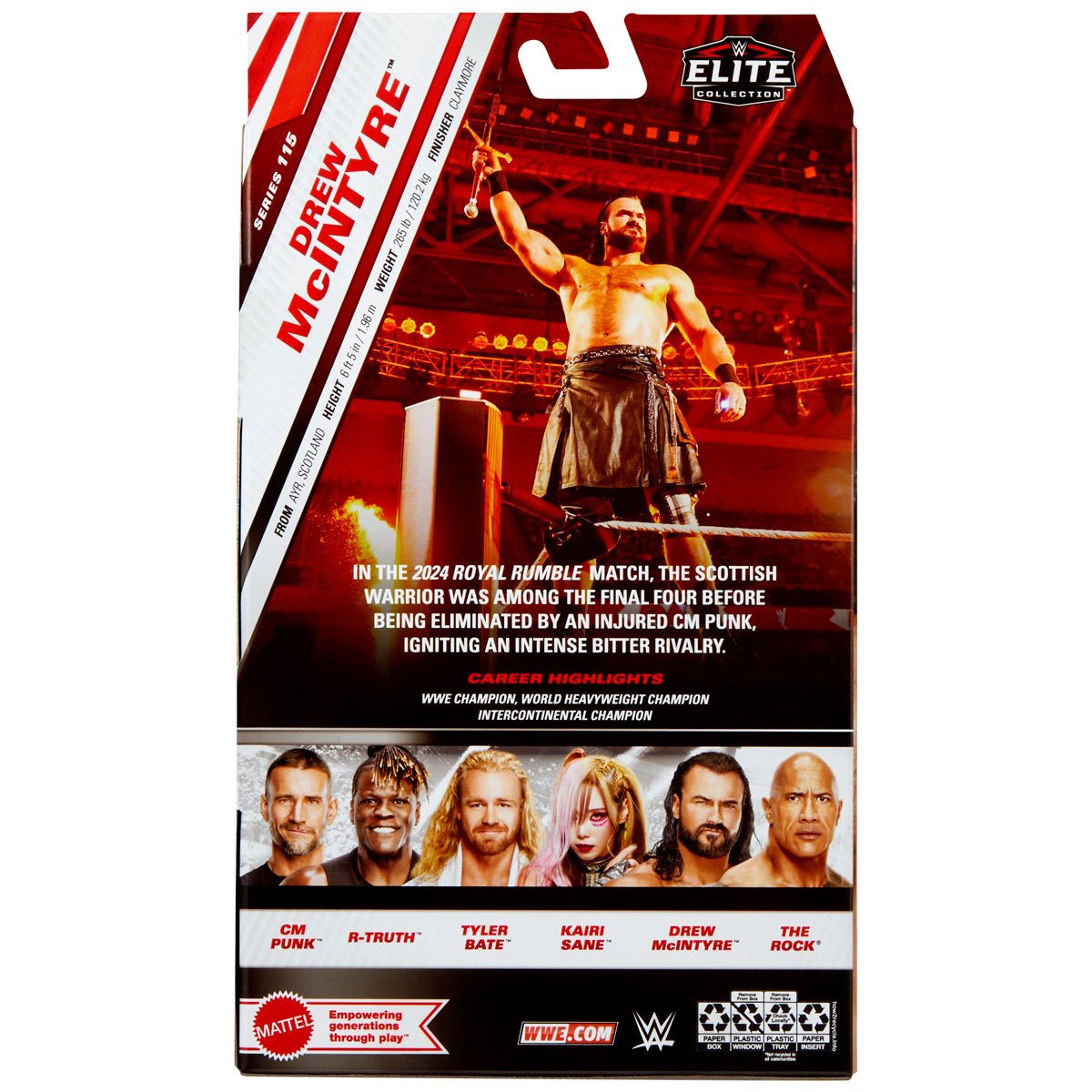 Drew McIntyre WWE Elite Collection Series 115 Action Figure