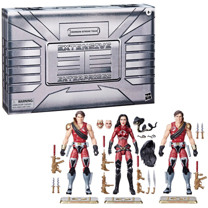 G.I. Joe Classified Series - Crimson Strike Team: Baroness, Tomax, & Xamot