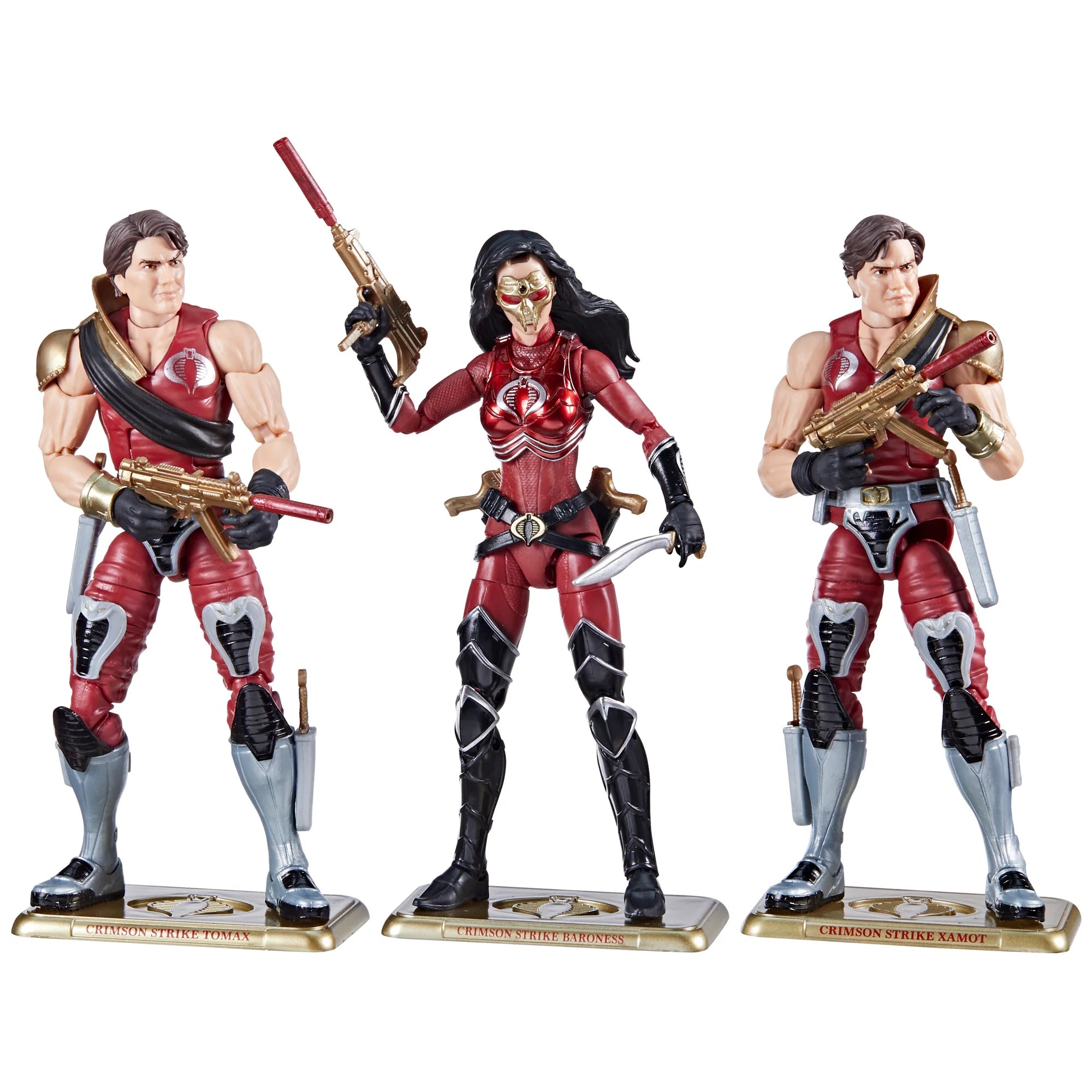 G.I. Joe Classified Series - Crimson Strike Team: Baroness, Tomax, & Xamot
