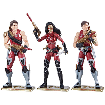 G.I. Joe Classified Series - Crimson Strike Team: Baroness, Tomax, & Xamot