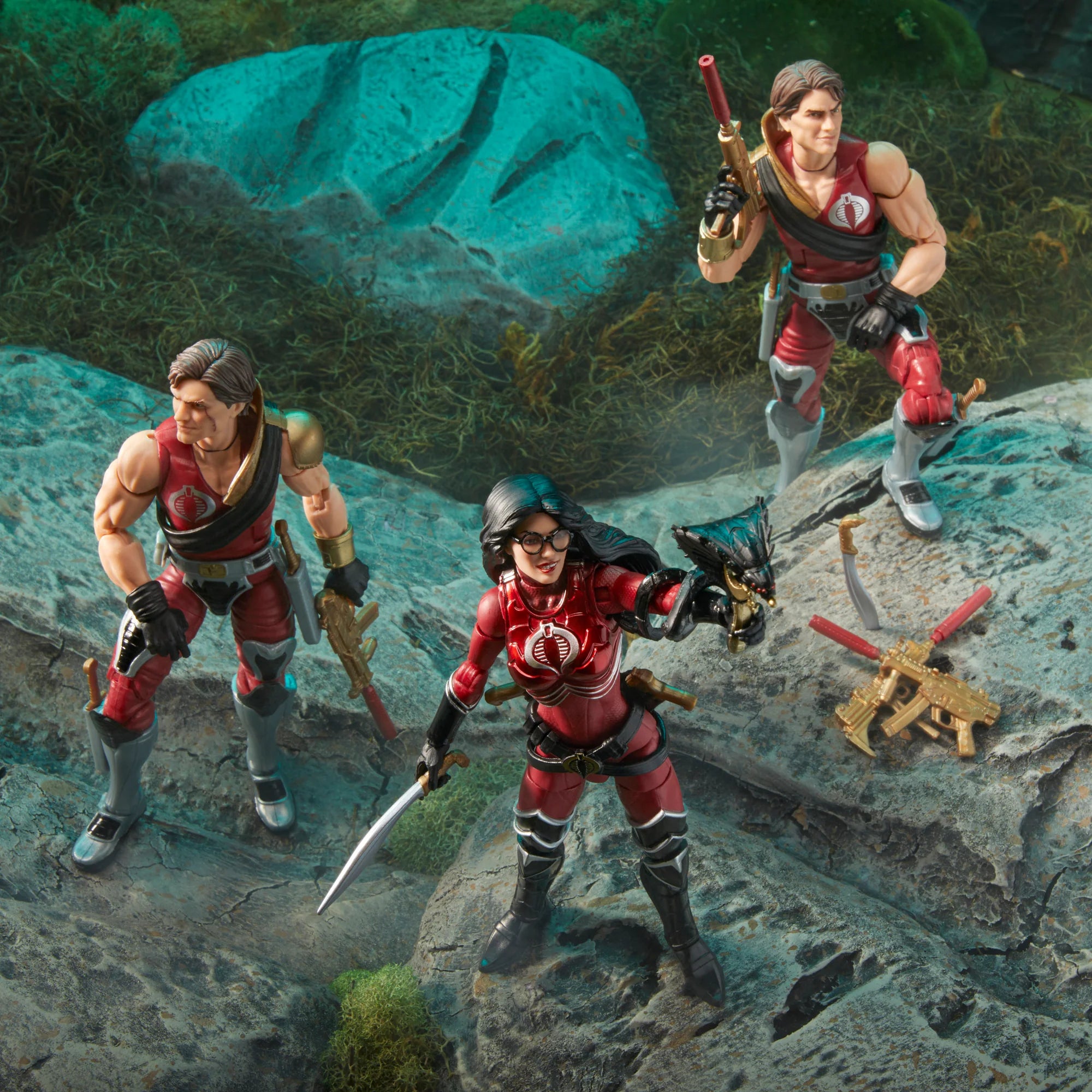 G.I. Joe Classified Series - Crimson Strike Team: Baroness, Tomax, & Xamot