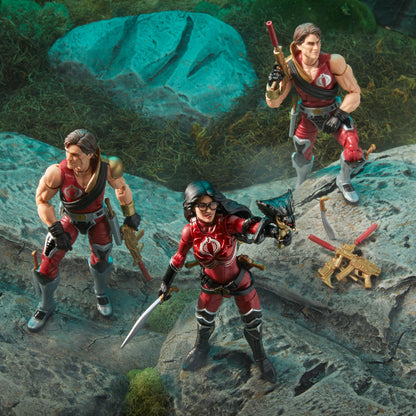 G.I. Joe Classified Series - Crimson Strike Team: Baroness, Tomax, & Xamot
