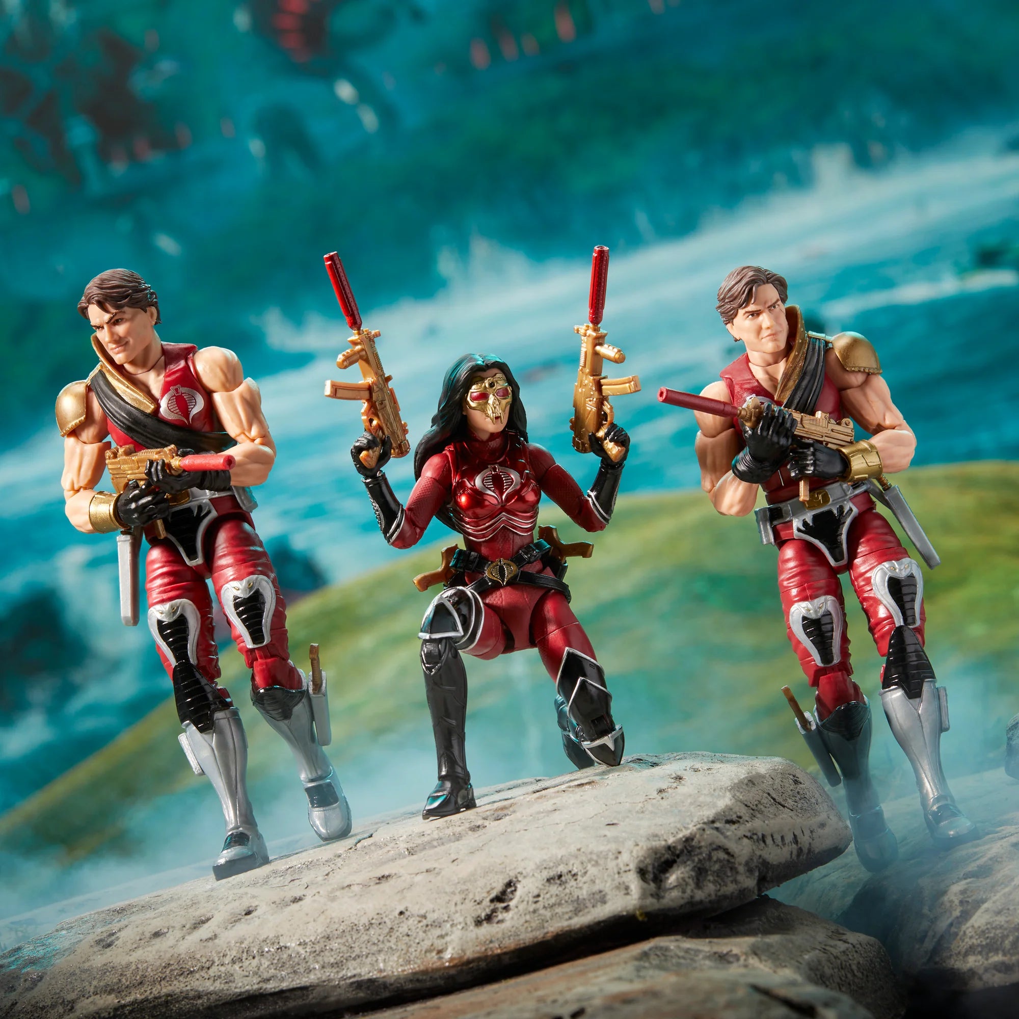 G.I. Joe Classified Series - Crimson Strike Team: Baroness, Tomax, & Xamot