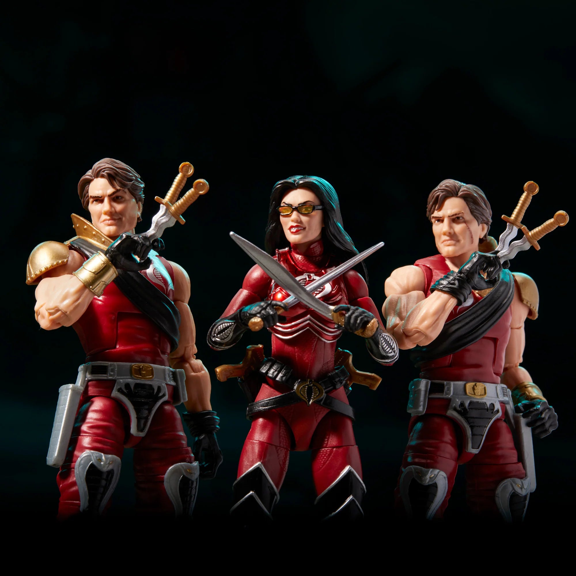 G.I. Joe Classified Series - Crimson Strike Team: Baroness, Tomax, & Xamot