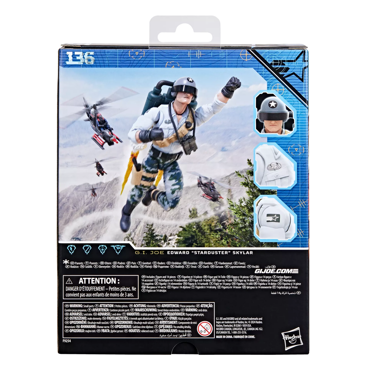 Edward ""Starduster"" Skylar G.I. Joe Classified Series #136 Hasbro