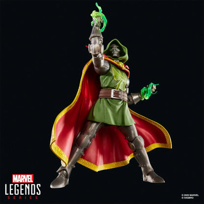 Marvel Legends Emperor Doom 6-inch action figure detailed view showing costume and sculpt