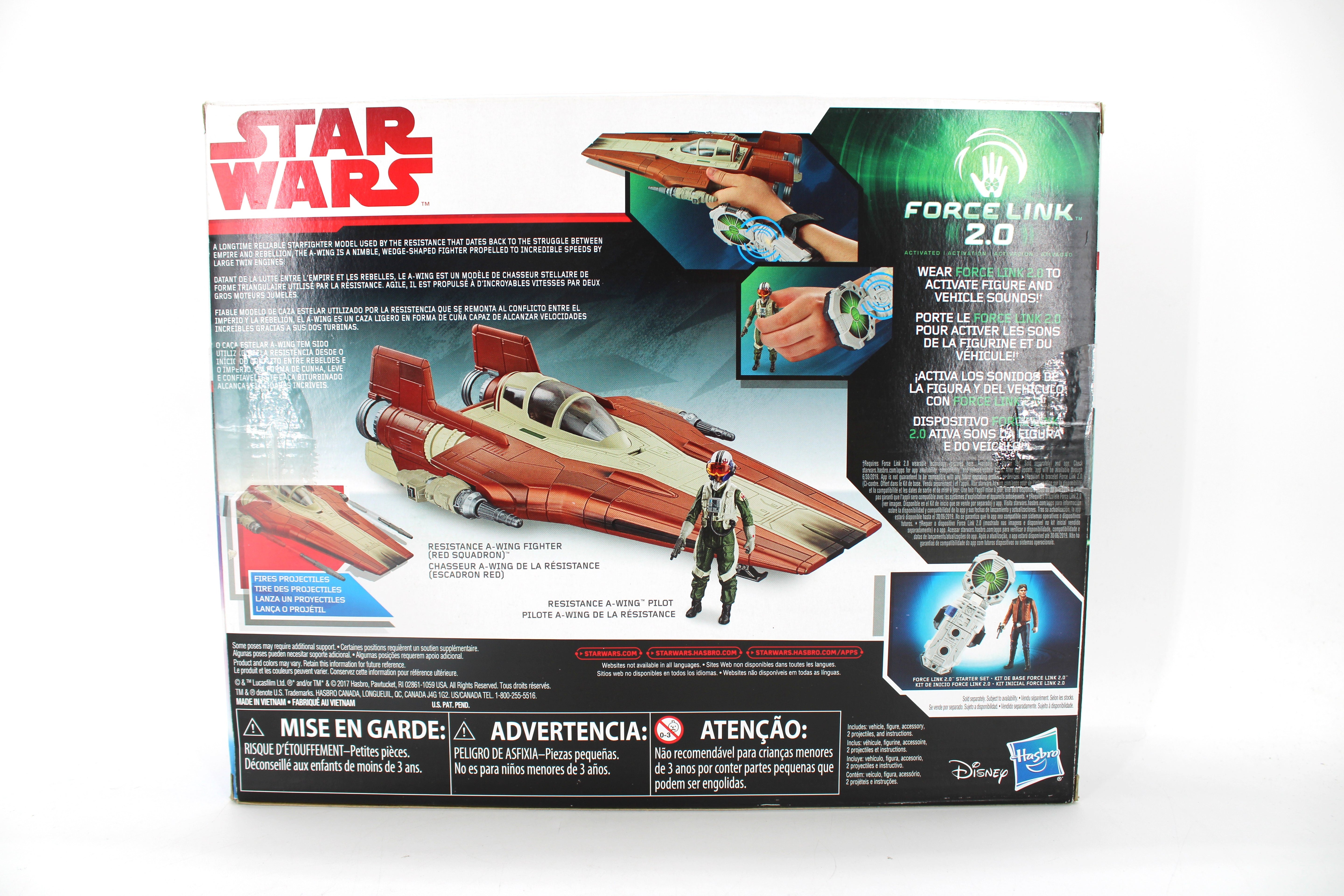 Star Wars Force Link 2.0 Resistance A-Wing Fighter with Pilot (Red Squadron) – 2017 - view 2