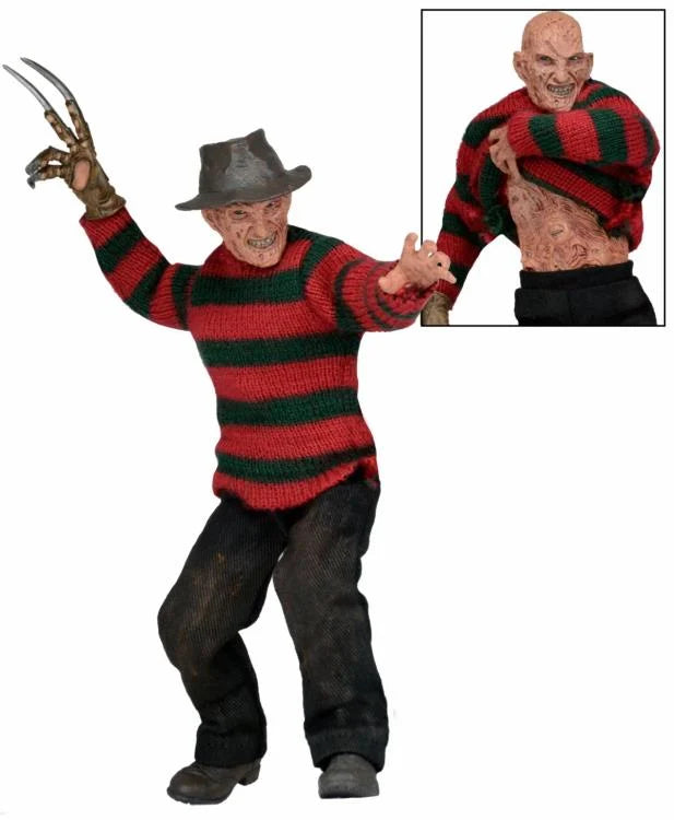 Freddy Krueger - A Nightmare on Elm Street 3: Dream Warriors 8" Clothed Action Figure