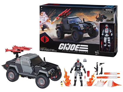G.I. Joe Classified Series Cobra Night Attack 4-WD Stinger 6-Inch Scale Vehicle with Driver Action Figure