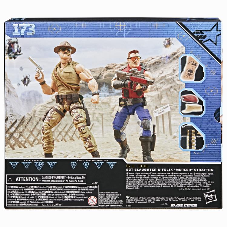 Sgt. Slaughter & Felix "Mercer" Stratton G.I. Joe Classified Series #173 Action Figure Two-Pack