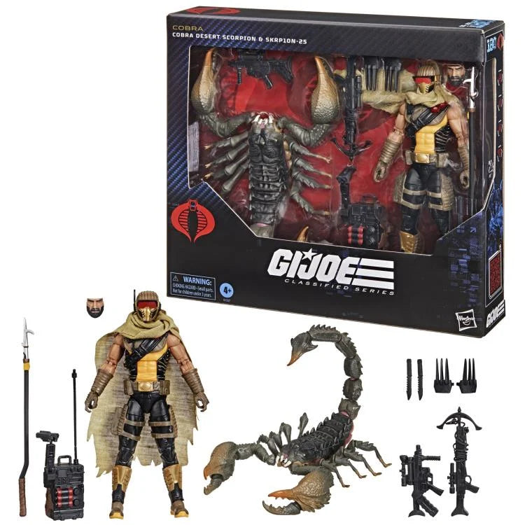 Cobra Desert Scorpion & SKRP10N-25 G.I. Joe Classified Series #180 Action Figure Set