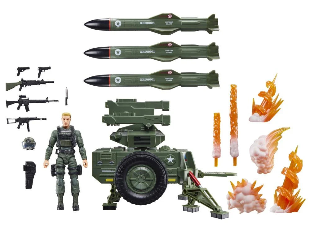 Clayton "Hawk" Abernathy with M.M.S. (Mobile Missile System) G.I. Joe Classified Series #182 Action Figure Set
