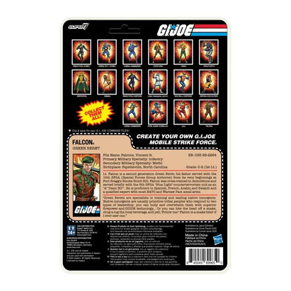 G.I. Joe: The Movie ReAction+ Lt. Falcon (Green Beret) Action Figure