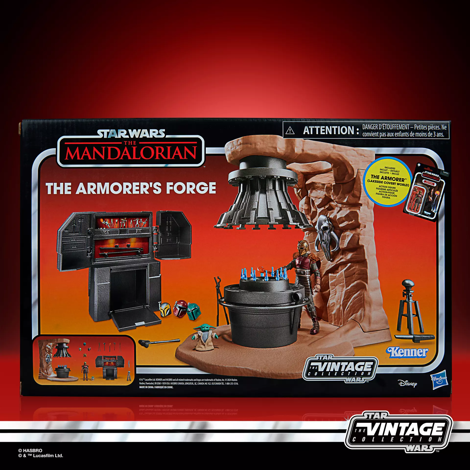 The Armorer's Forge Playset with Action Figures (The Mandalorian) - Star Wars The Vintage Collection