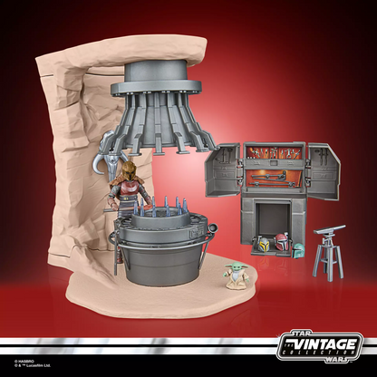 The Armorer's Forge Playset with Action Figures (The Mandalorian) - Star Wars The Vintage Collection
