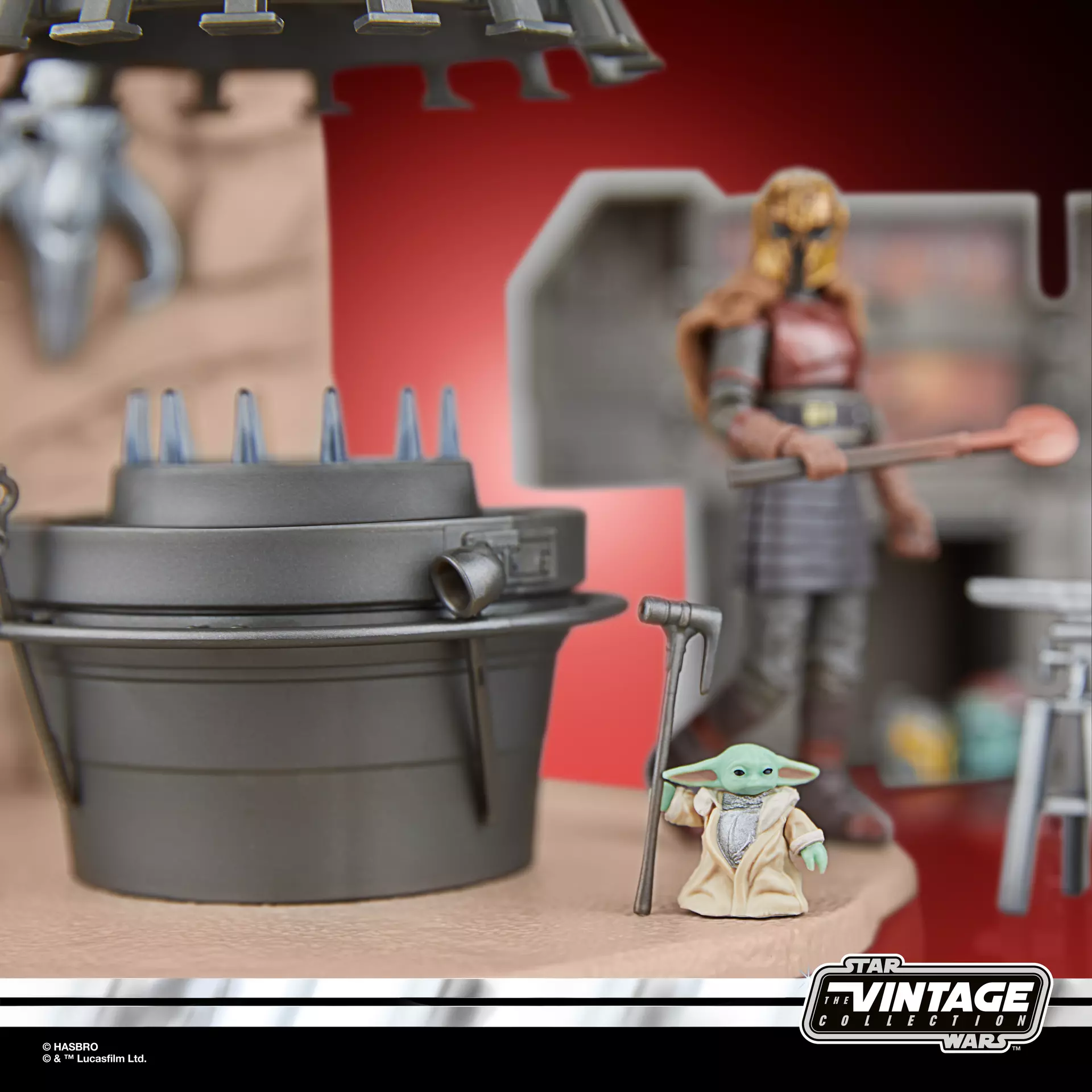 The Armorer's Forge Playset with Action Figures (The Mandalorian) - Star Wars The Vintage Collection