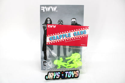 Grapple Gang Mini-Wrestlers La Rebelion 3-Pack Green Action Figures (2023) product image