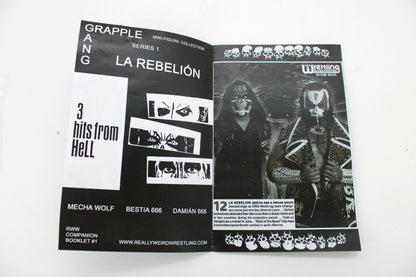 Grapple Gang Mini-Wrestlers La Rebelion 3-Pack Green Action Figures (2023) - view 6