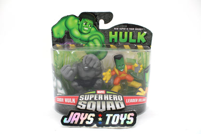 Marvel Super Hero Squad Gray Hulk & Leader Action Figure 2-Pack (2008 Hasbro) product image