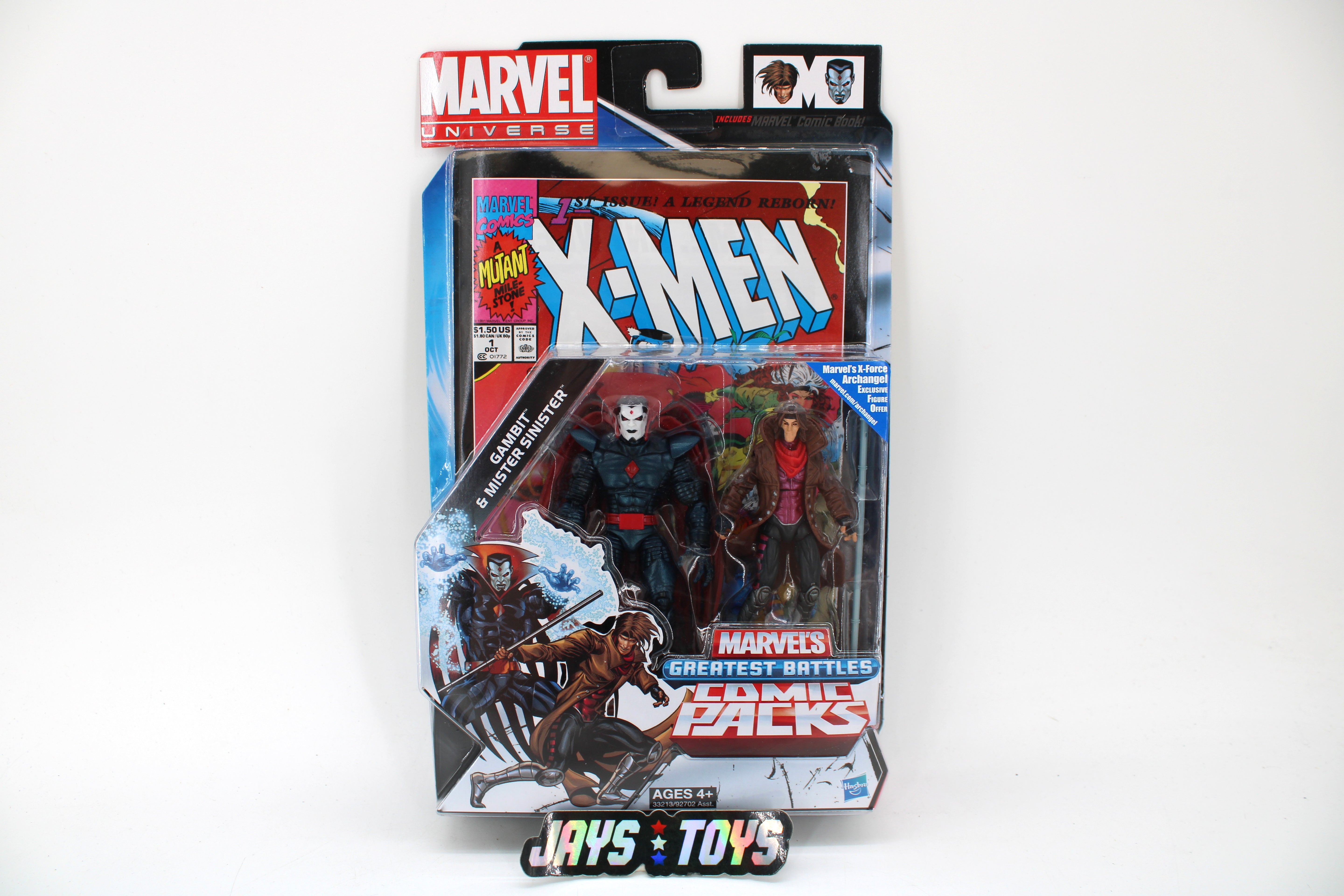 Marvel Universe Greatest Battles Comic Packs Gambit & Mister Sinister Action Figures (2011 Hasbro) product image