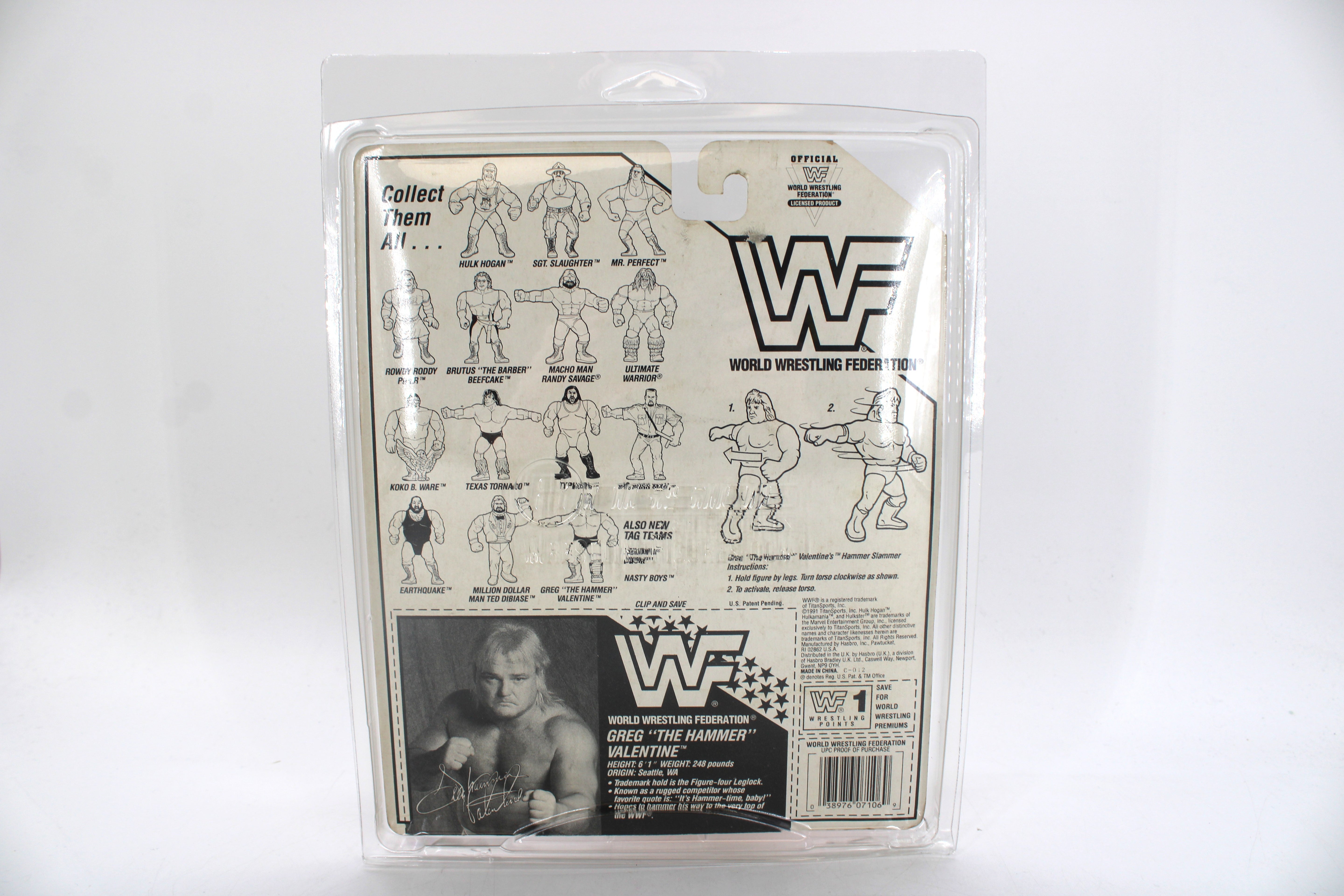 WWF Greg "The Hammer" Valentine Action Figure (1991) - view 8