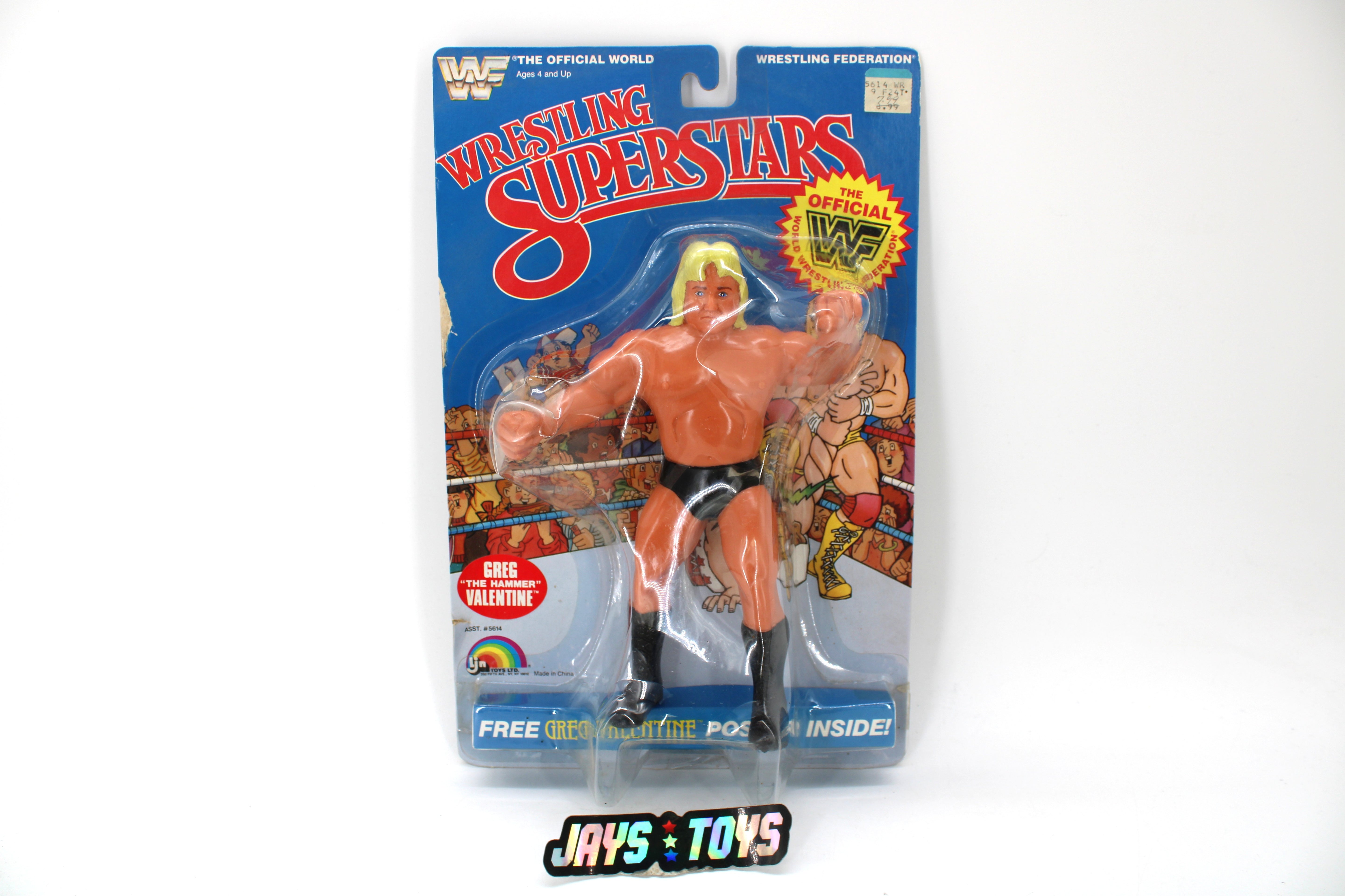 WWF Wrestling Superstars Greg "The Hammer" Valentine Action Figure (1985) product image