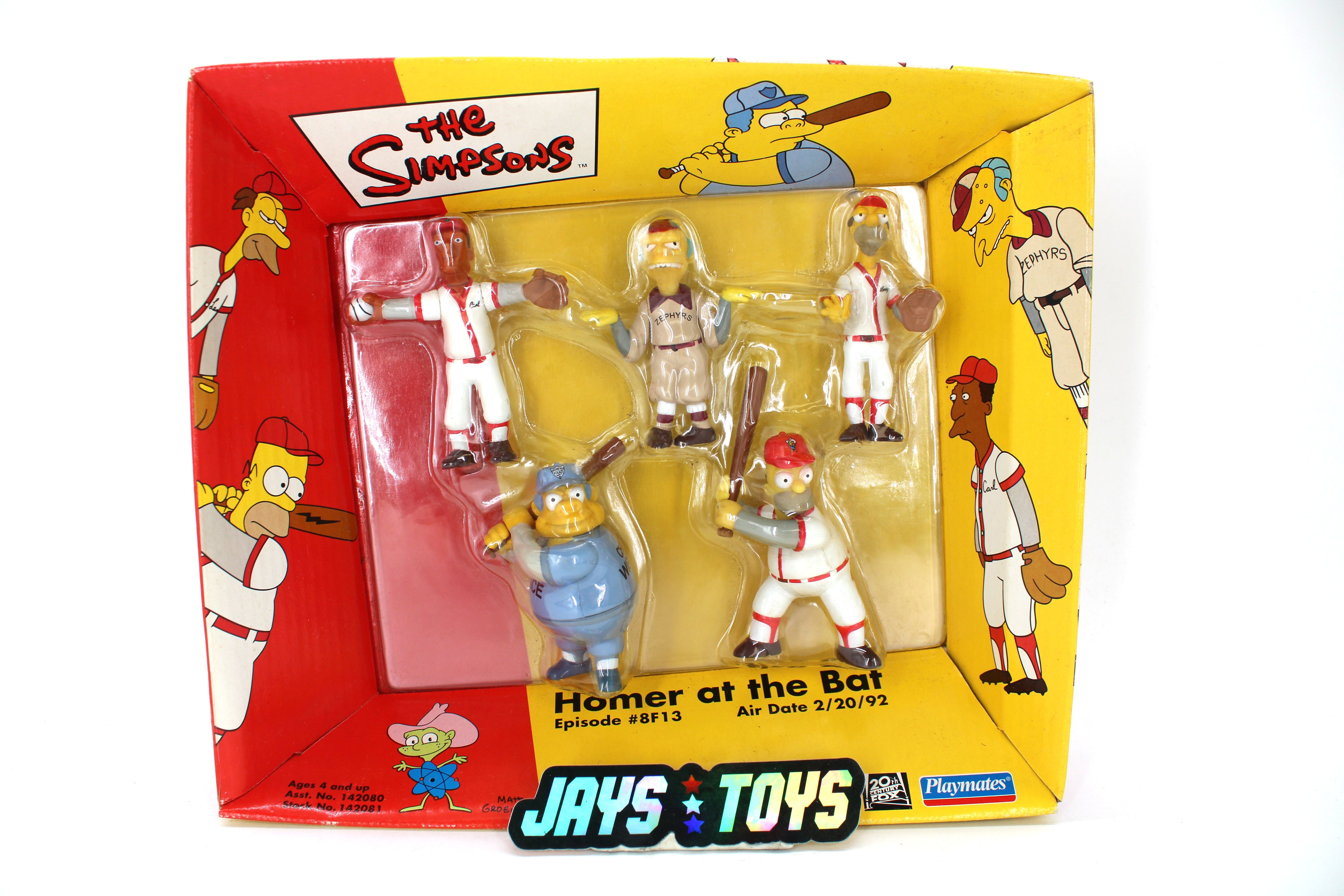 The Simpsons Homer at the Bat Figure Set (2002 Playmates Toys) product image