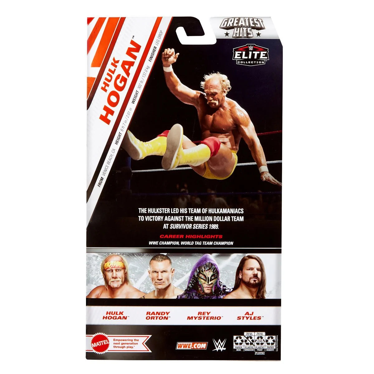 Hulk Hogan WWE Elite Collection Greatest Hits Series