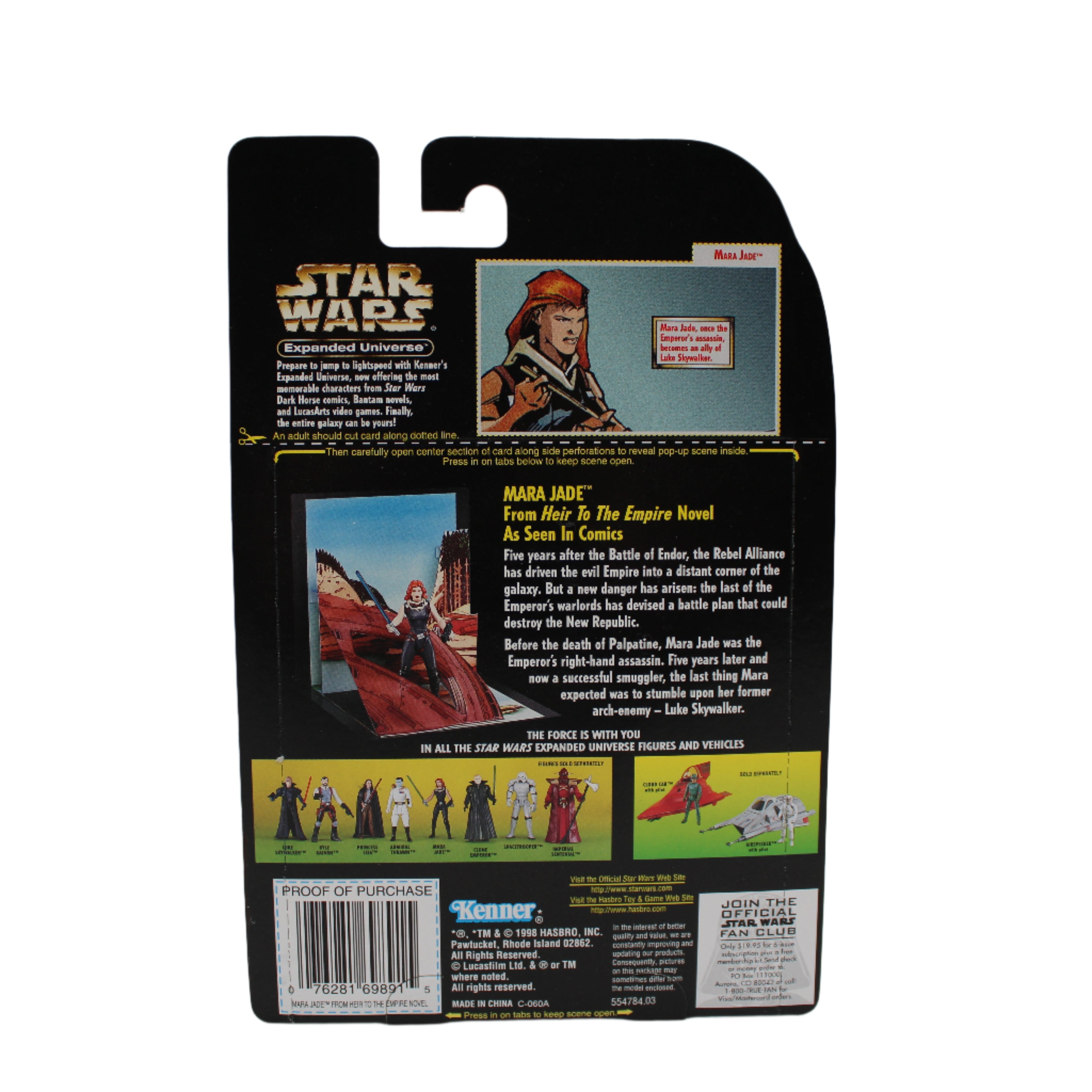 Mara Jade Star Wars Expanded Universe Heir To The Empire Action Figure