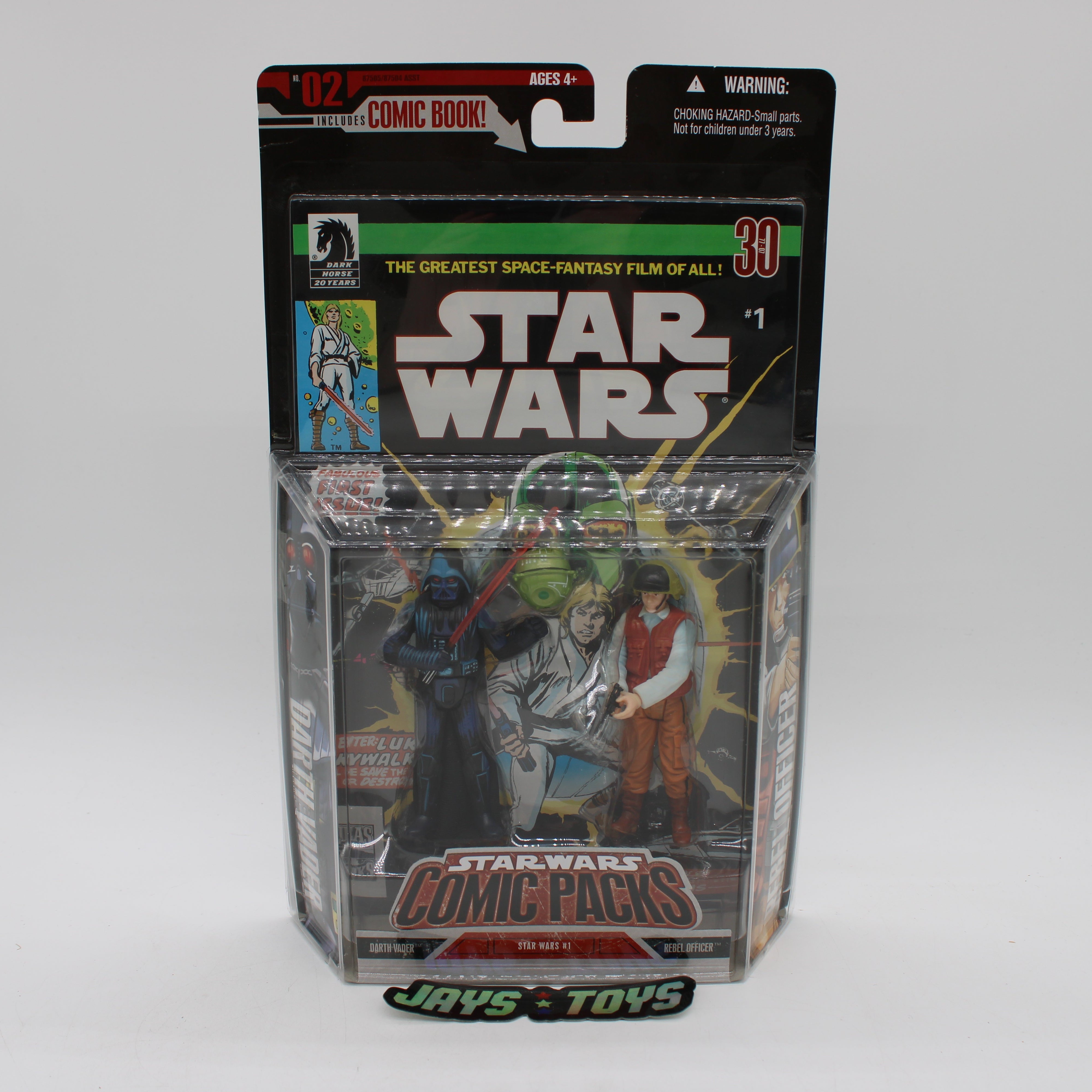 Darth Vader & Rebel Officer Star Wars Comic Packs #1 Action Figure Set