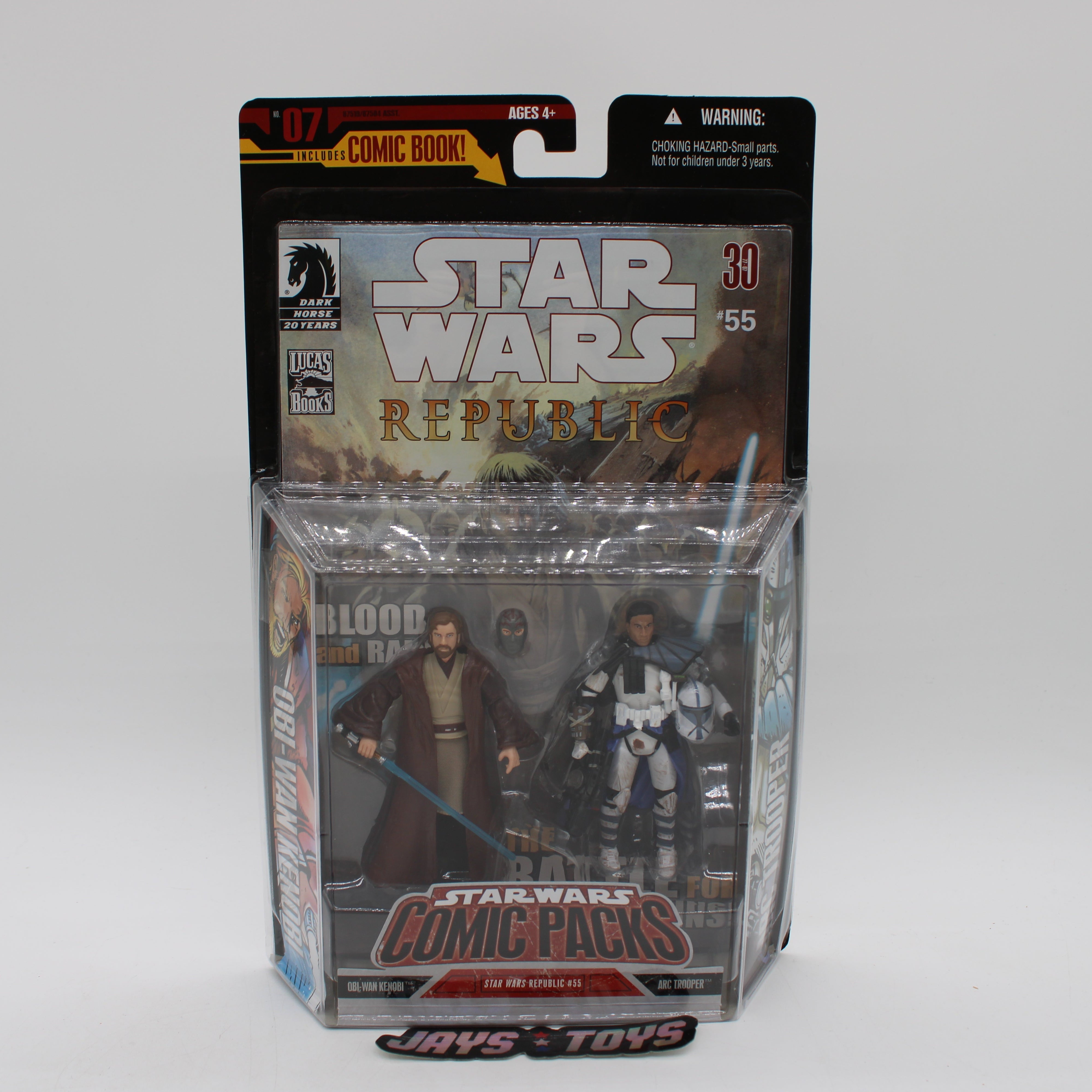 Obi-Wan Kenobi & Arc Trooper Star Wars Comic Packs Republic Action Figure Set