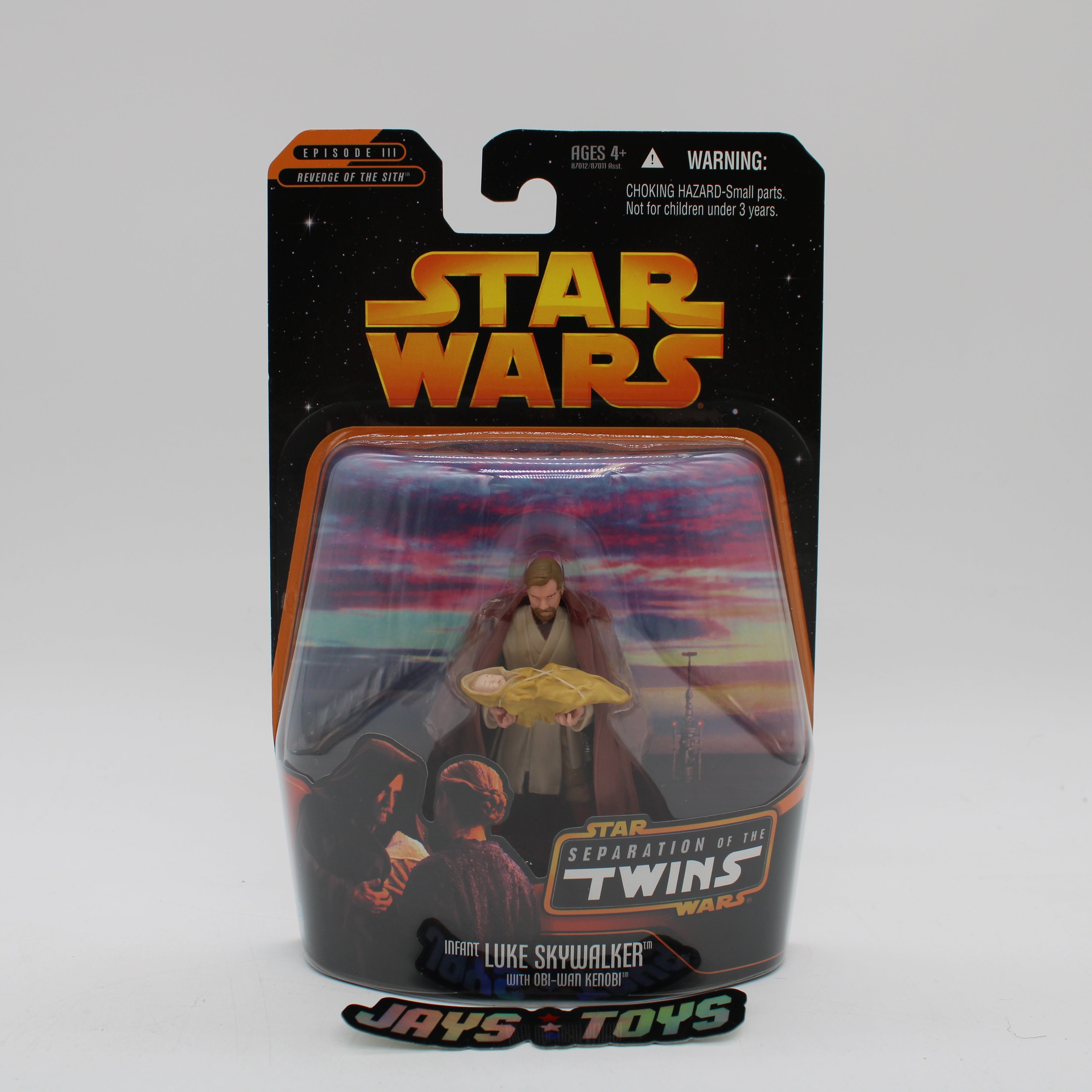 Infant Luke Skywalker with Obi-Wan Kenobi Star Wars Separation of the Twins Action Figure