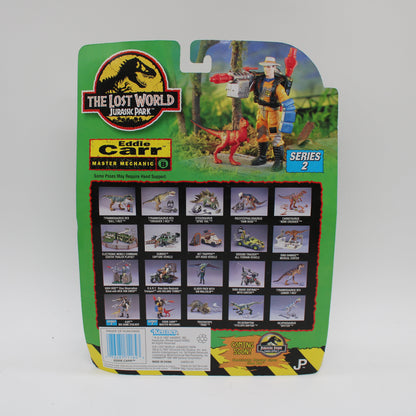 Eddie Carr with Urban Assault Gear and T-Rex Hatchling Jurassic Park Series 2 Action Figure Set