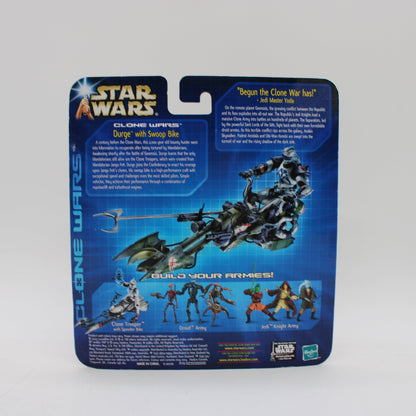 Durge with Swoop Bike Star Wars Clone Wars Action Figure