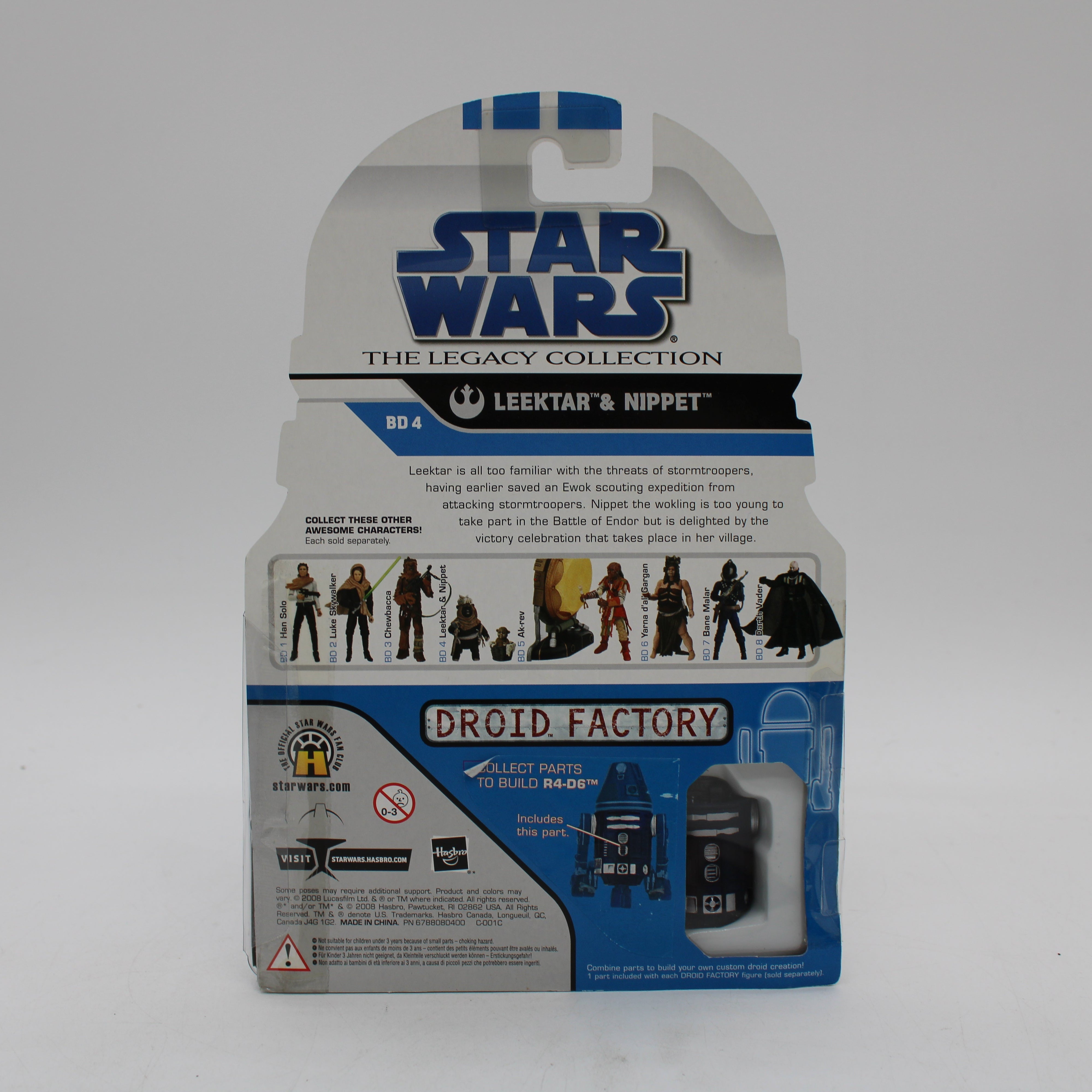Leektar & Nippet Star Wars the Legacy Collection Action Figure (Build A Droid R4-D6)