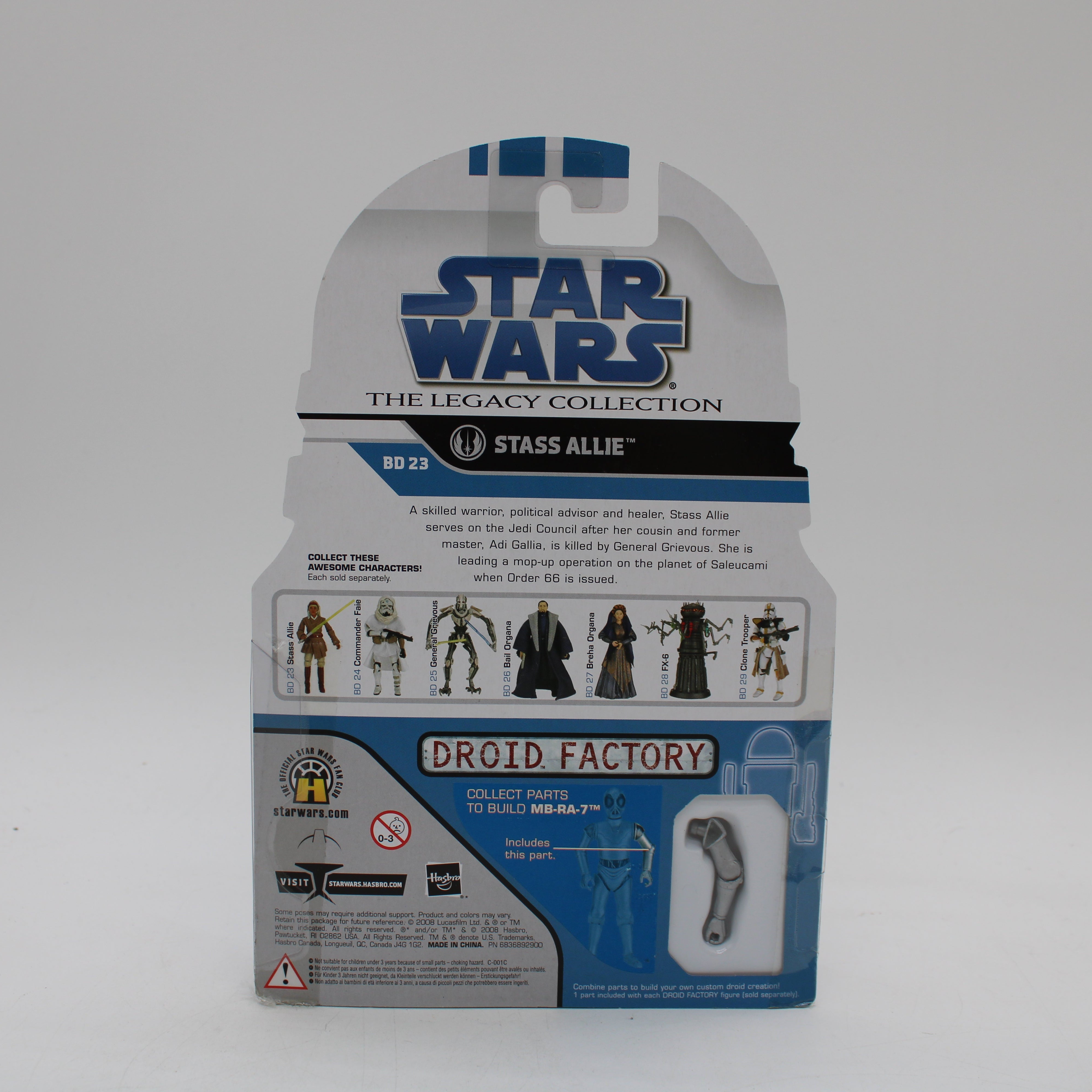 Stass Allie Star Wars the Legacy Collection Action Figure (Build A Droid MB-RA-7)