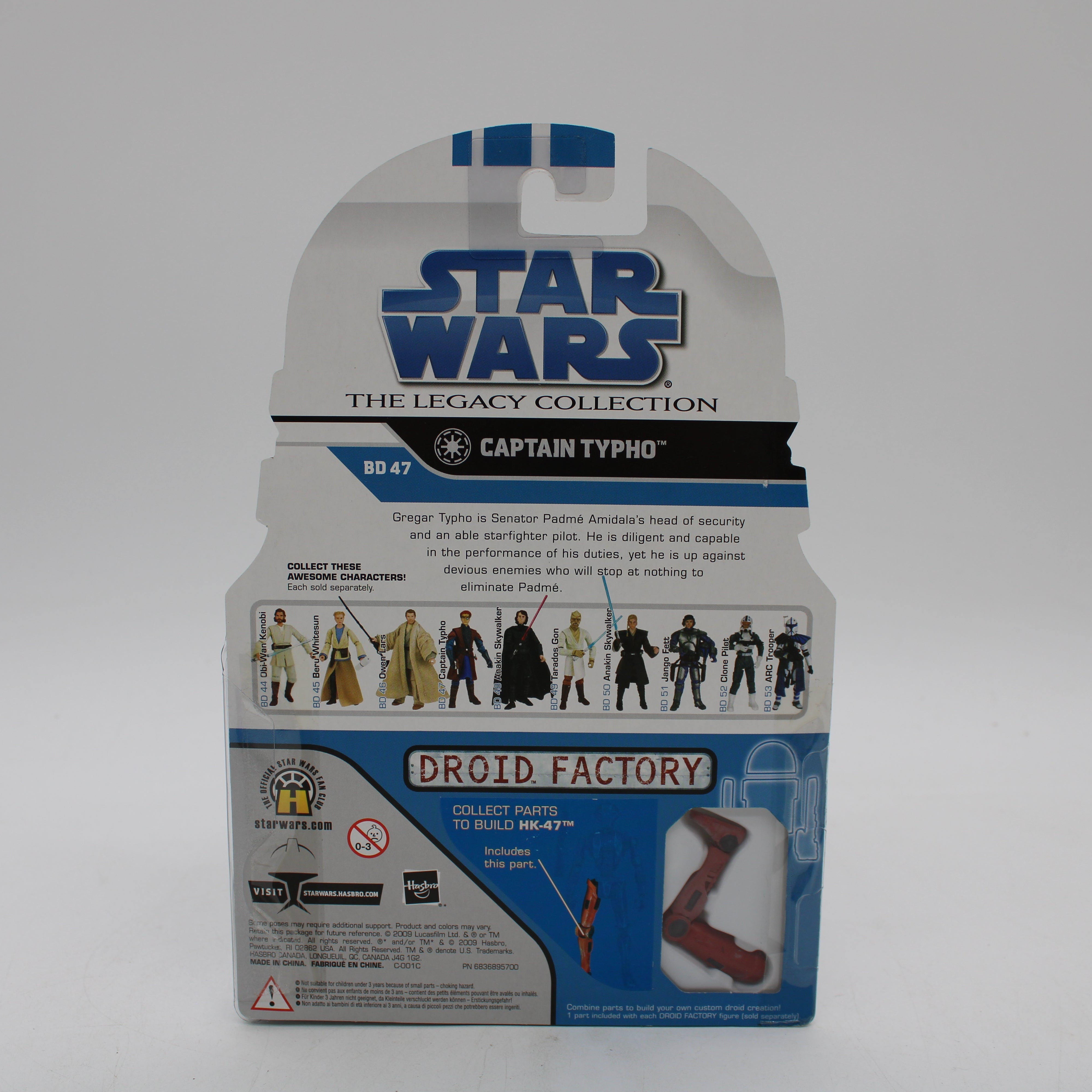 Captain Typho Star Wars the Legacy Collection Action Figure (Build A Droid HK-47)