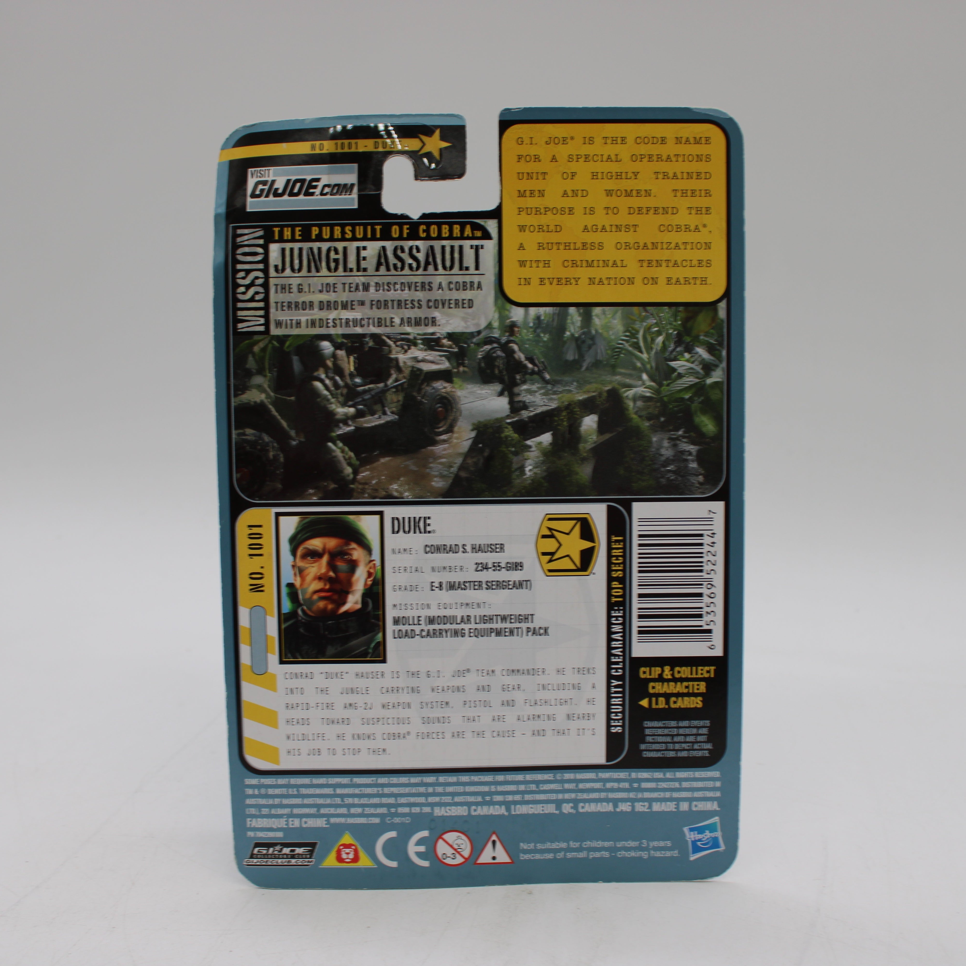 Duke Team Commander G.I. Joe #1001 Action Figure