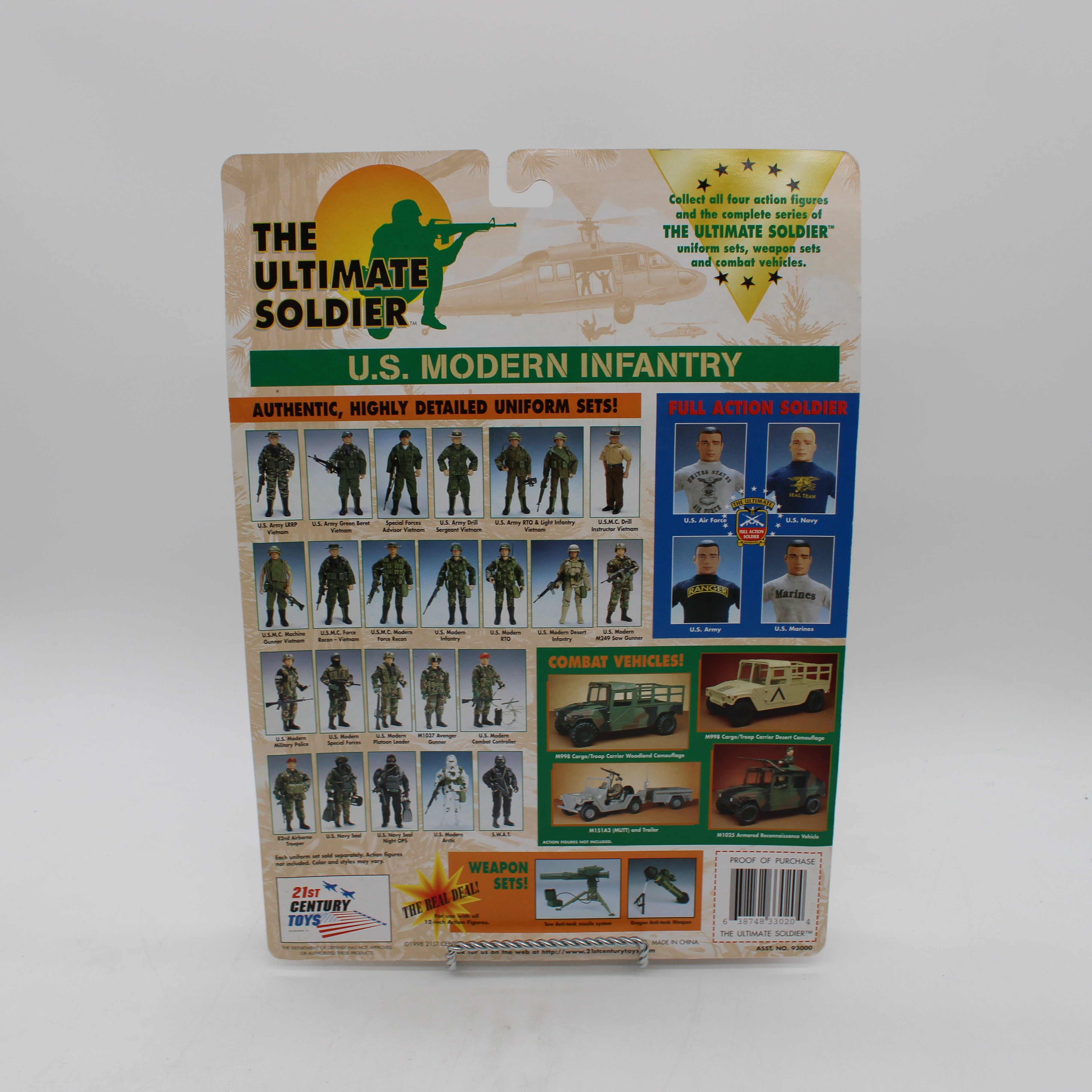 U.S. Modern Infantry The Ultimate Soldier Action Figure Accessories