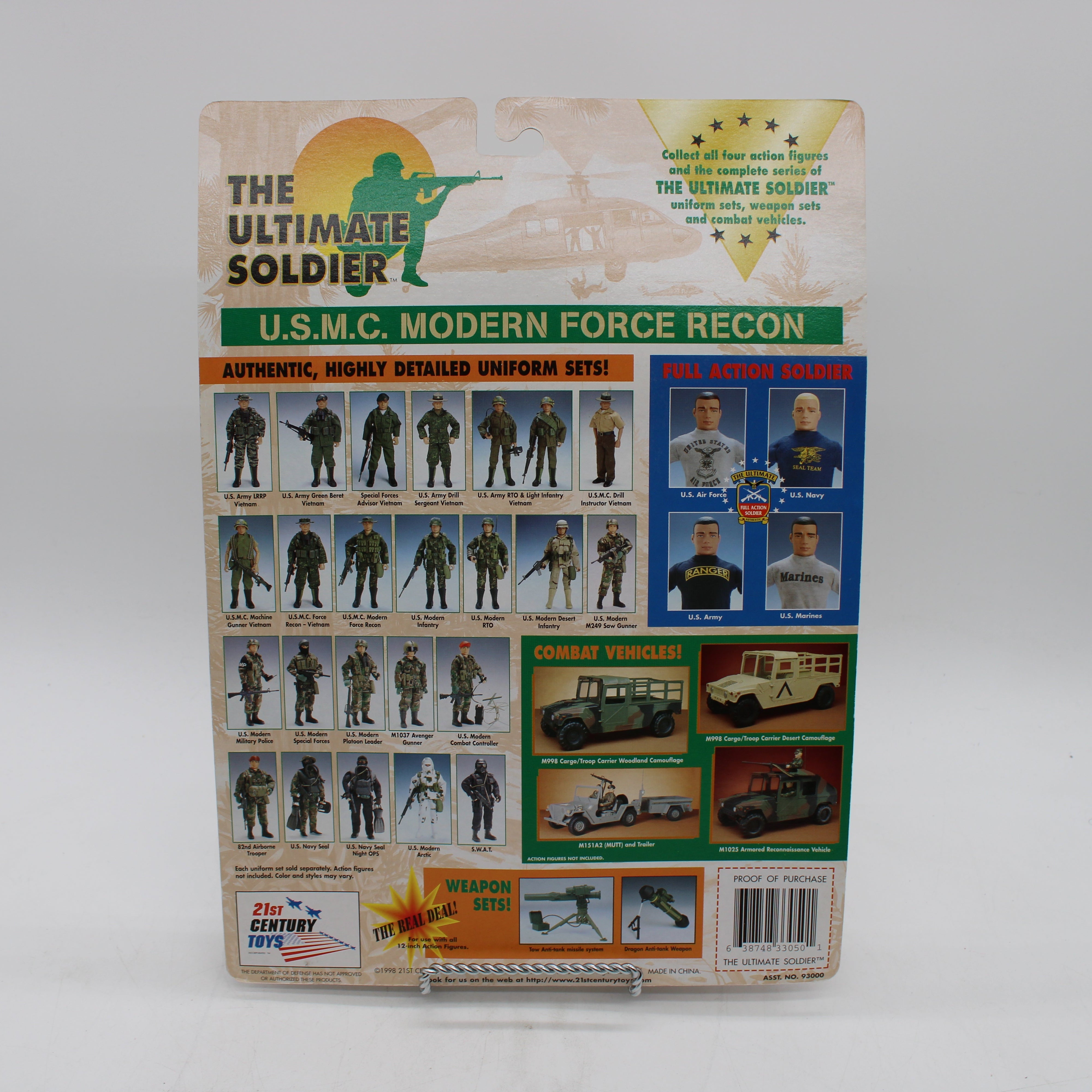 U.S.M.C. Modern Force Recon The Ultimate Soldier Action Figure Accessories