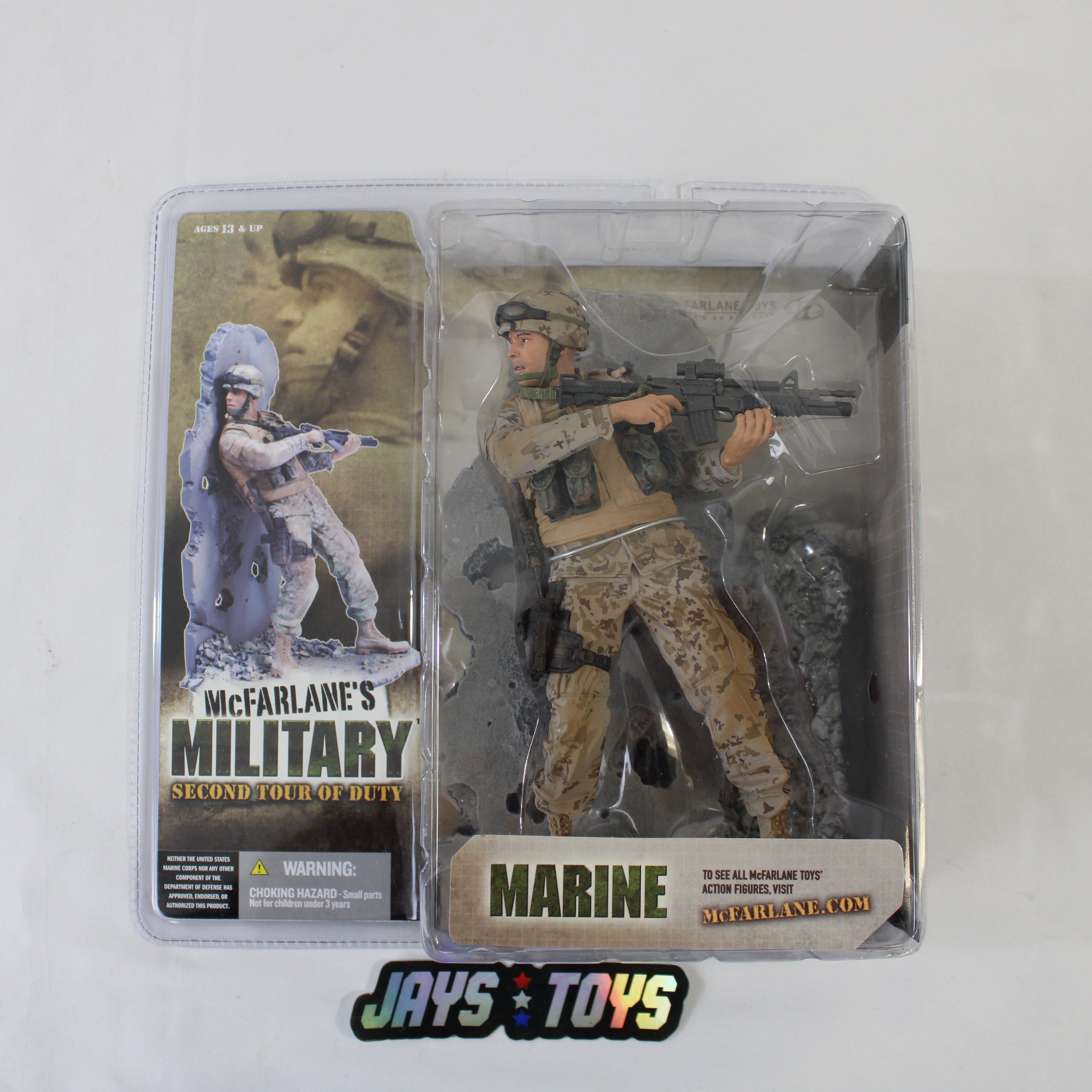【希少/2種セット】マクファーレントイズ ミリタリー フィギュア MARINE McFarlane Military Marine Action Figure Second Tour Carded
