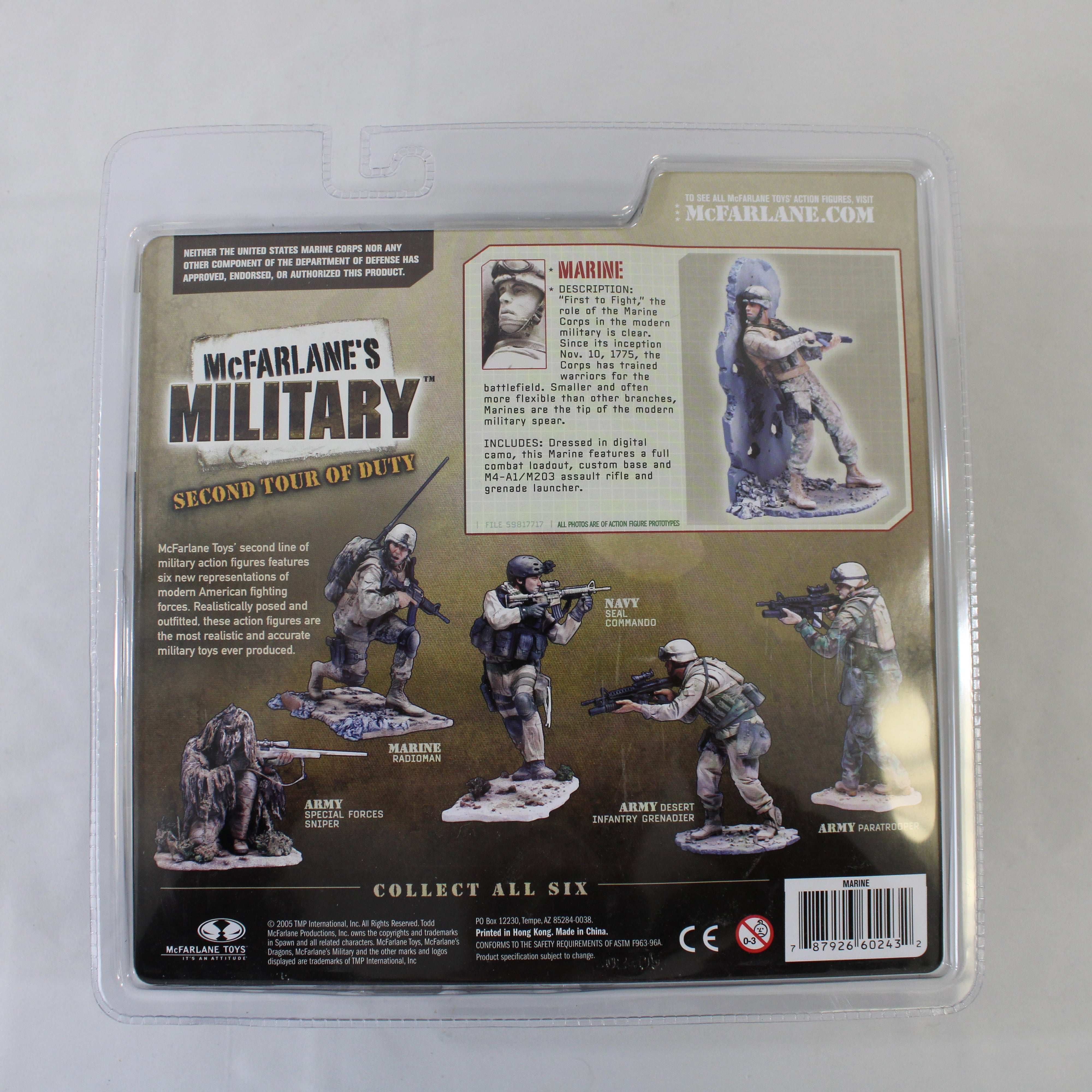 McFarlane Military Marine Action Figure Second Tour Carded