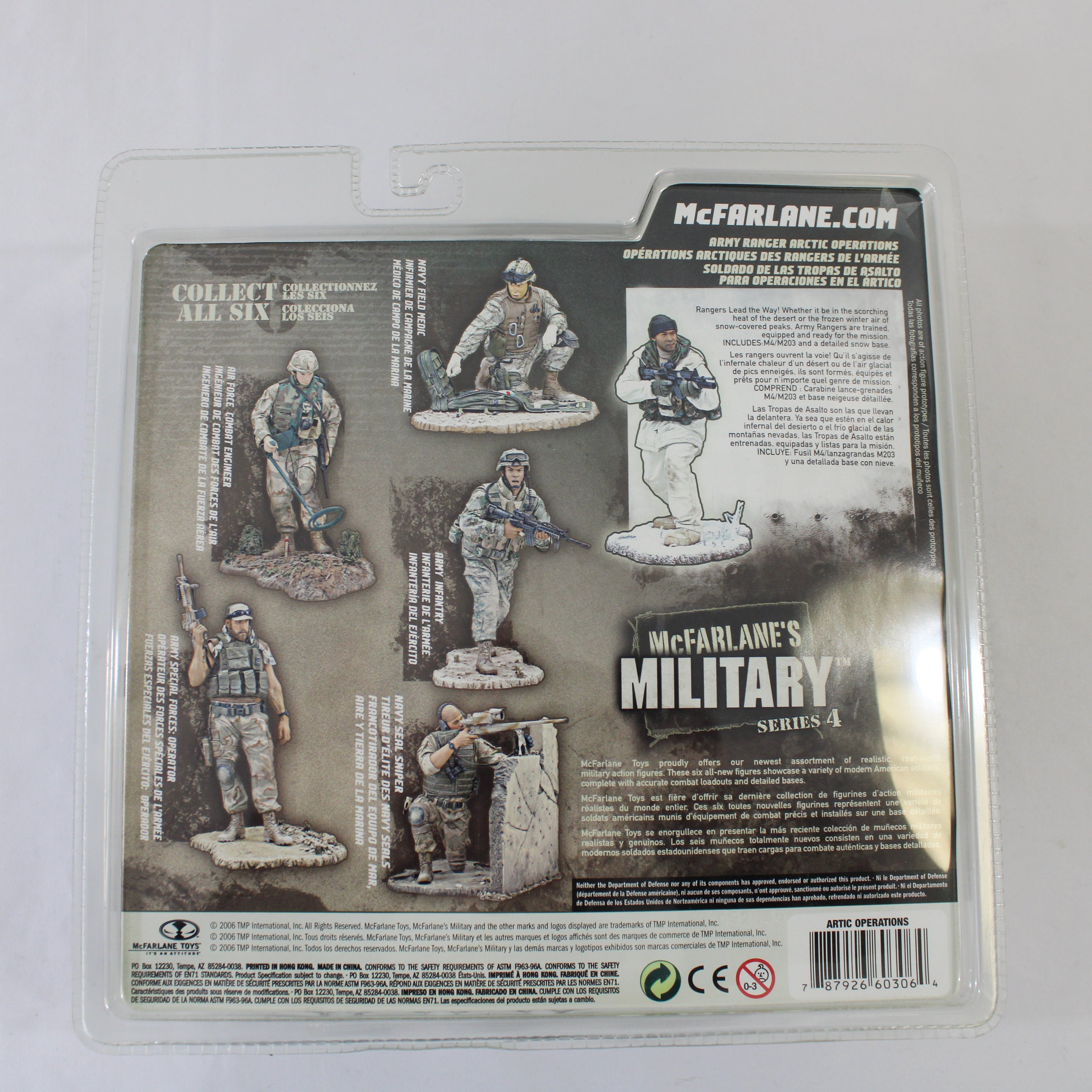 Army Ranger Artic Operations McFarlane's Military Series 4 Action Figure