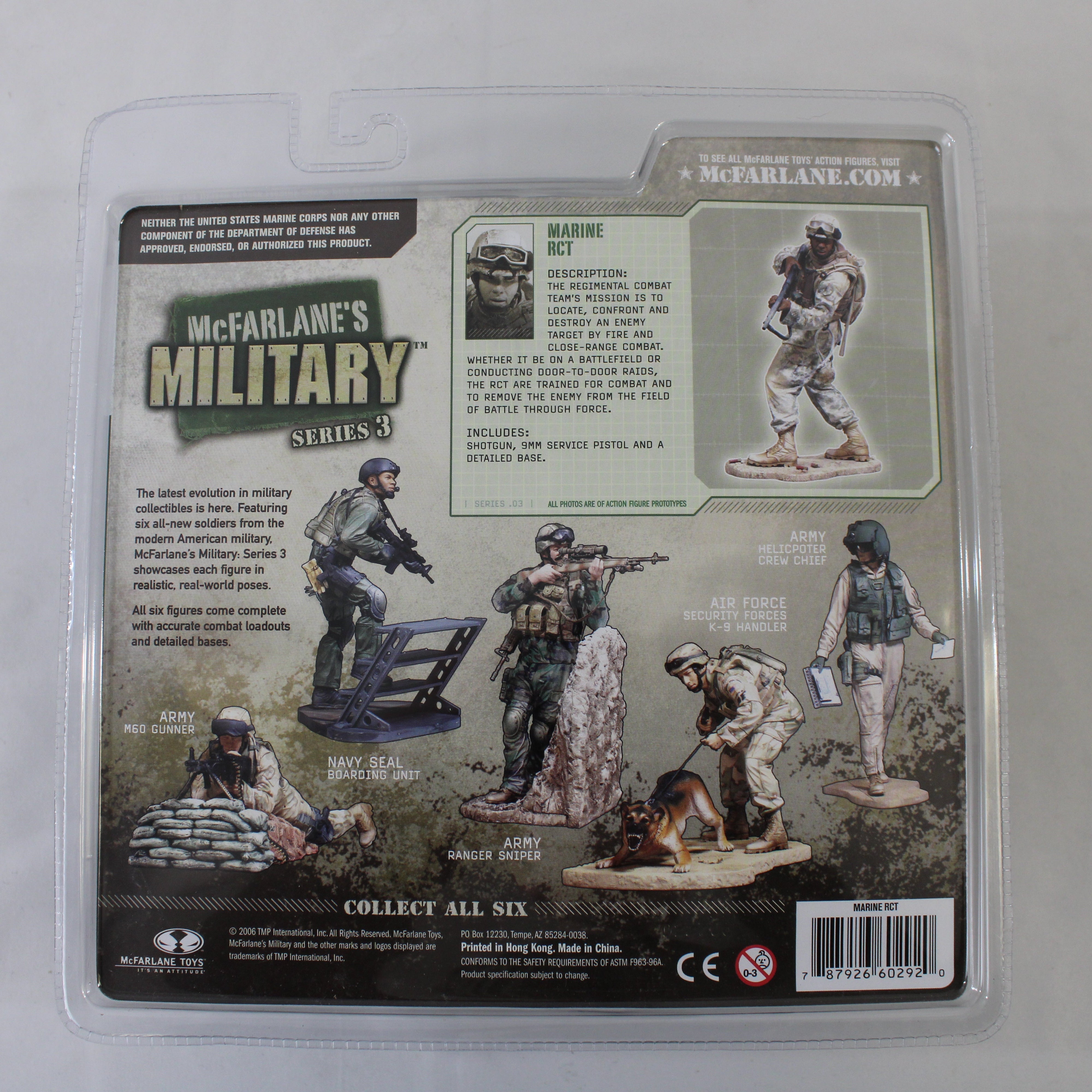 Marine RCT (Regimental Combat Team) McFarlane's Military Series 3 Action Figure
